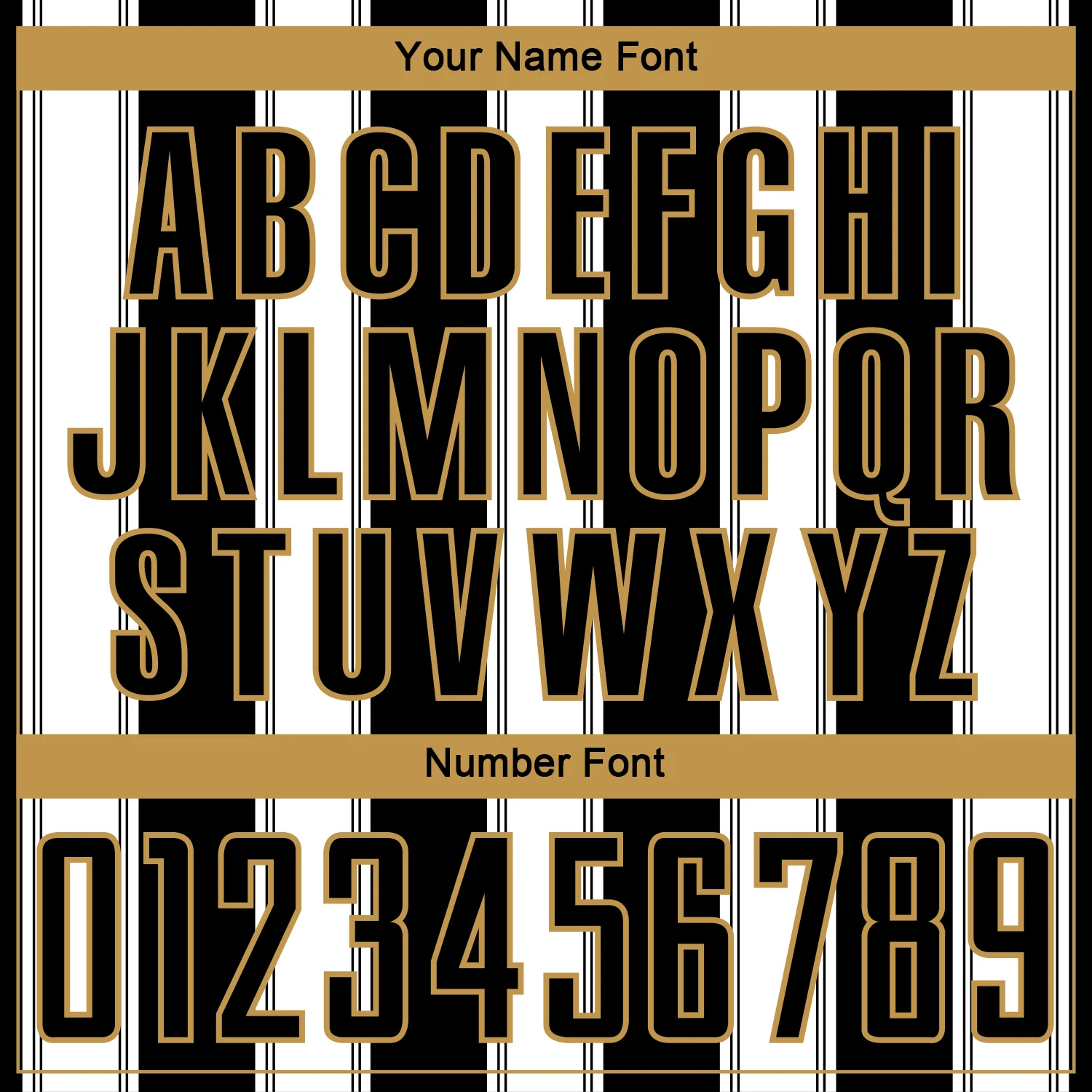 Custom Black White-Old Gold Line Sublimation Soccer Uniform Jersey - Image 6