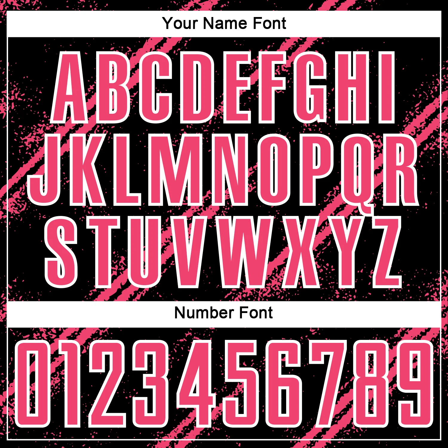 Custom Black Neon Pink-White Abstract Fragment Art Splash Sublimation Soccer Uniform Jersey - Image 6