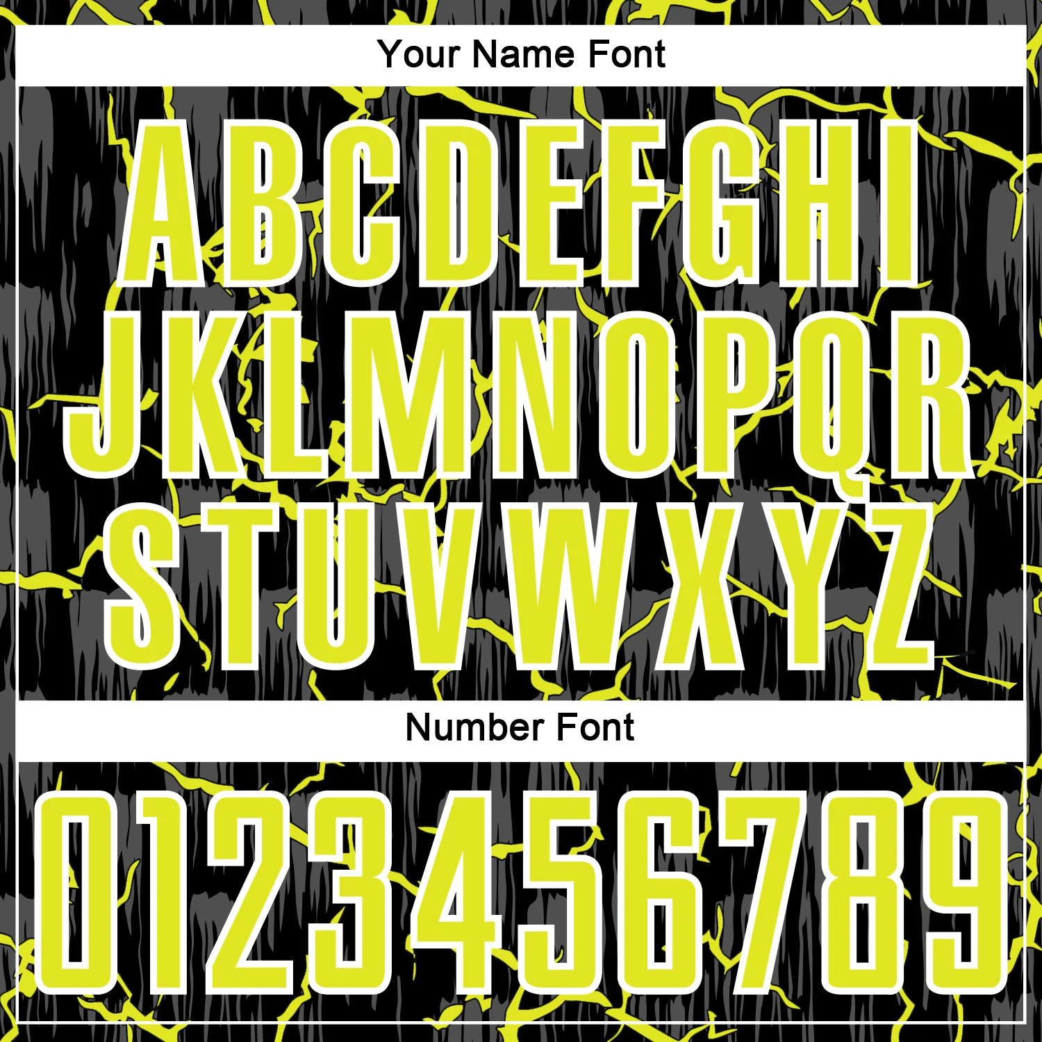 Custom Black Neon Yellow-White Lightning Sublimation Soccer Uniform Jersey - Image 6