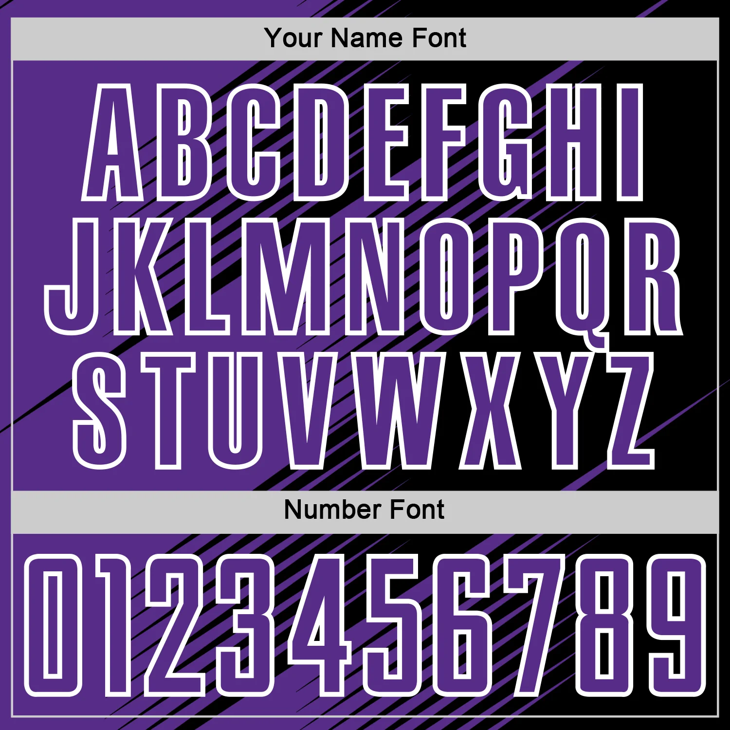 Custom Black Purple-White Line Sublimation Soccer Uniform Jersey - Image 6