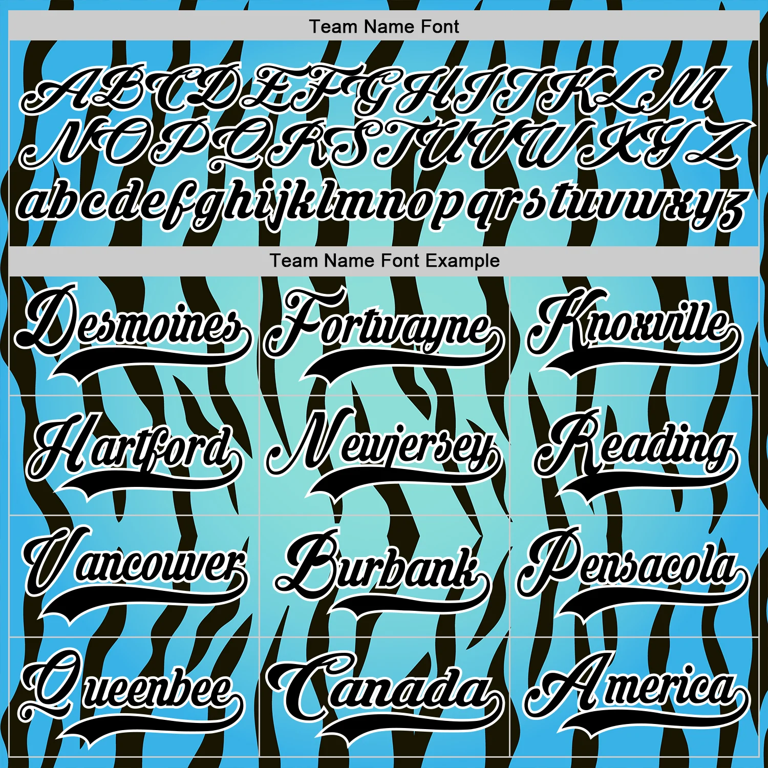 Custom Blue Black-White Tiger Print Hockey Lace Neck Jersey - Image 6