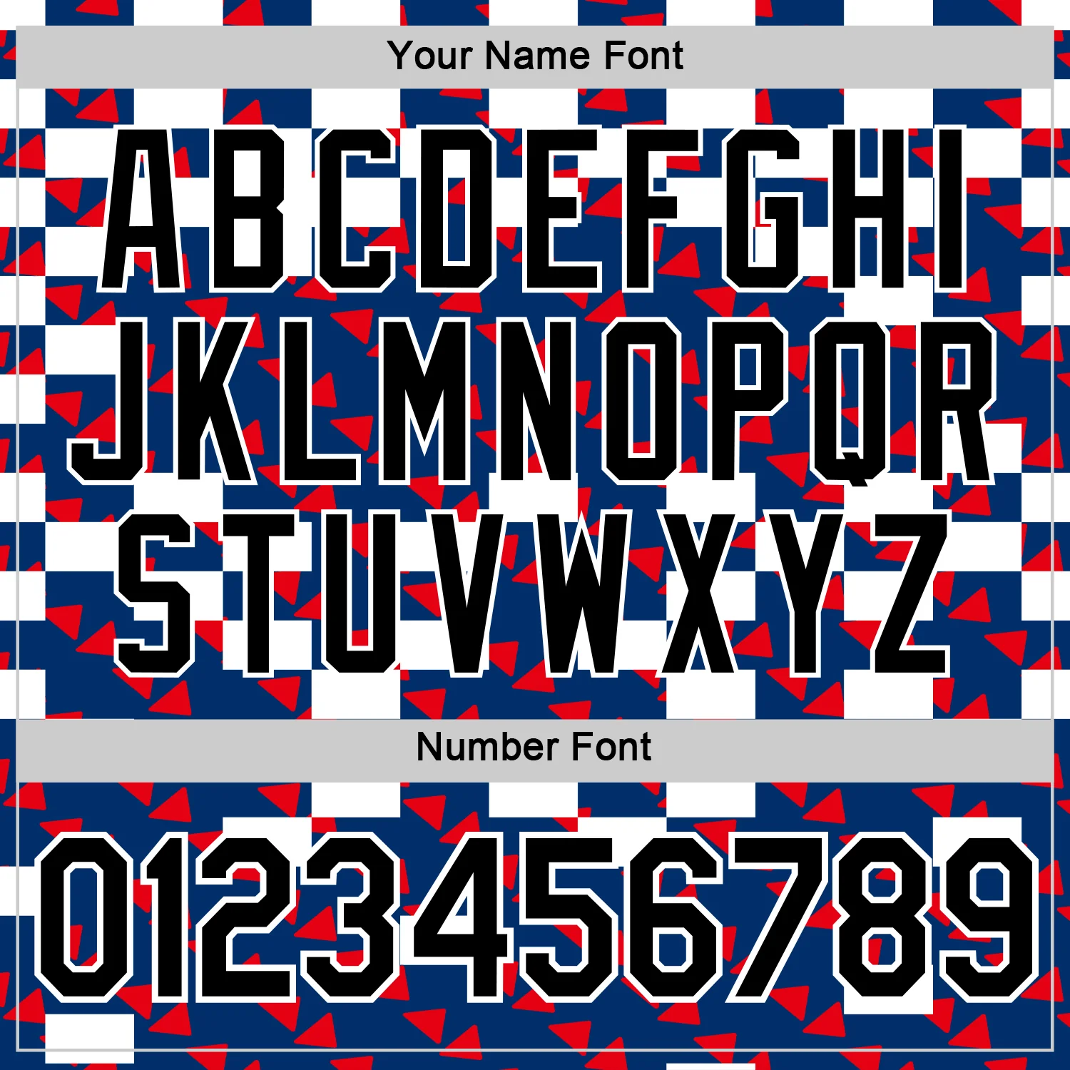 Custom Blue Black White-Red Croatia Geometric Soccer Jersey Performance T-Shirt - Image 4