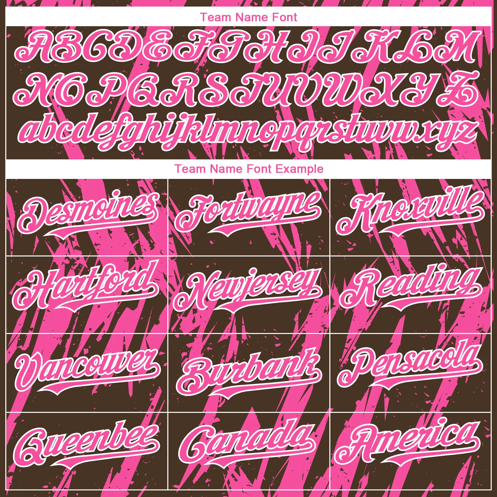 Custom Brown Pink-White Splatter Torn Sharp Brush Stroke Authentic Baseball Jersey - Image 4