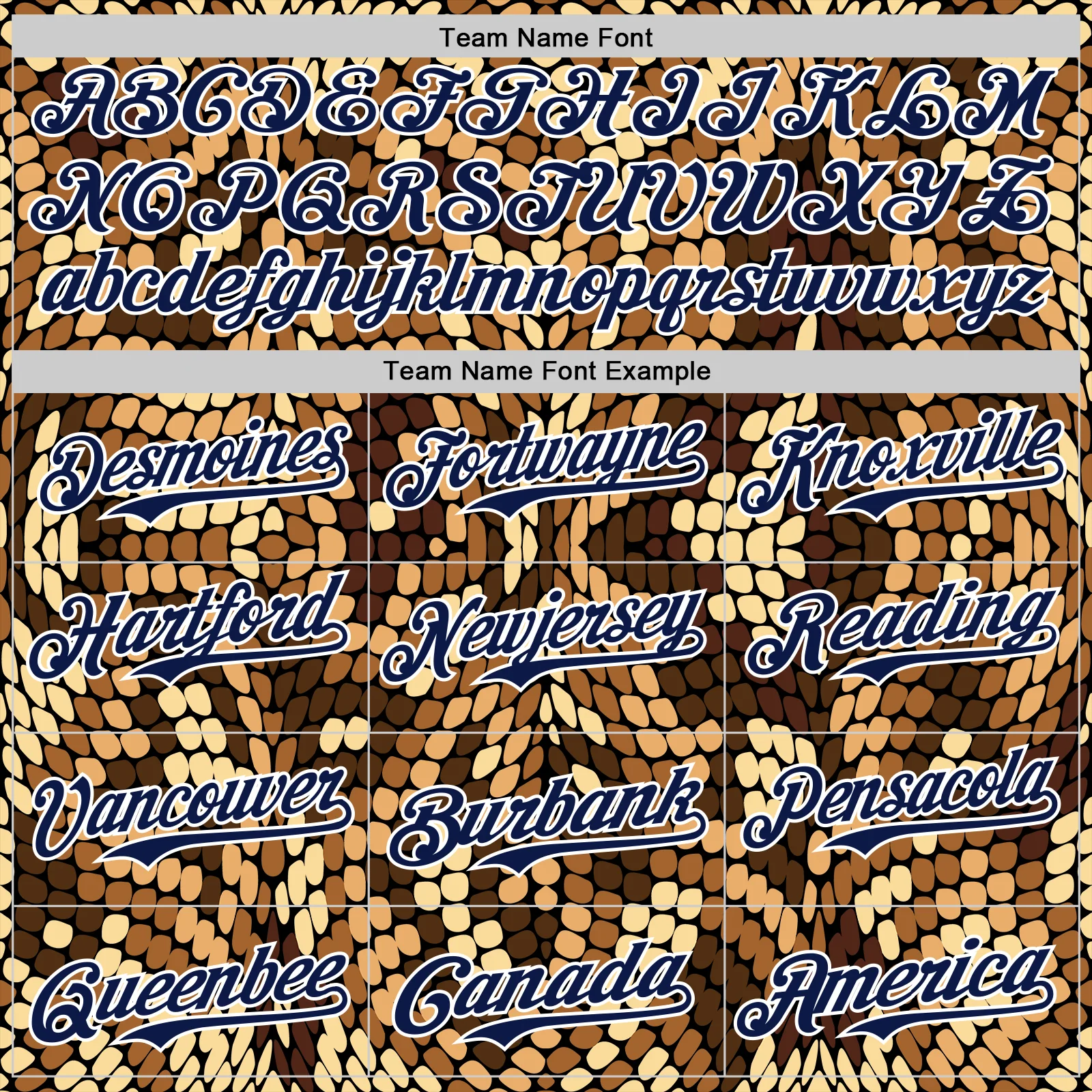 Custom Brown Navy-White 3D Pattern Design Burner Costumes Snake Print Authentic Baseball Jersey - Image 4
