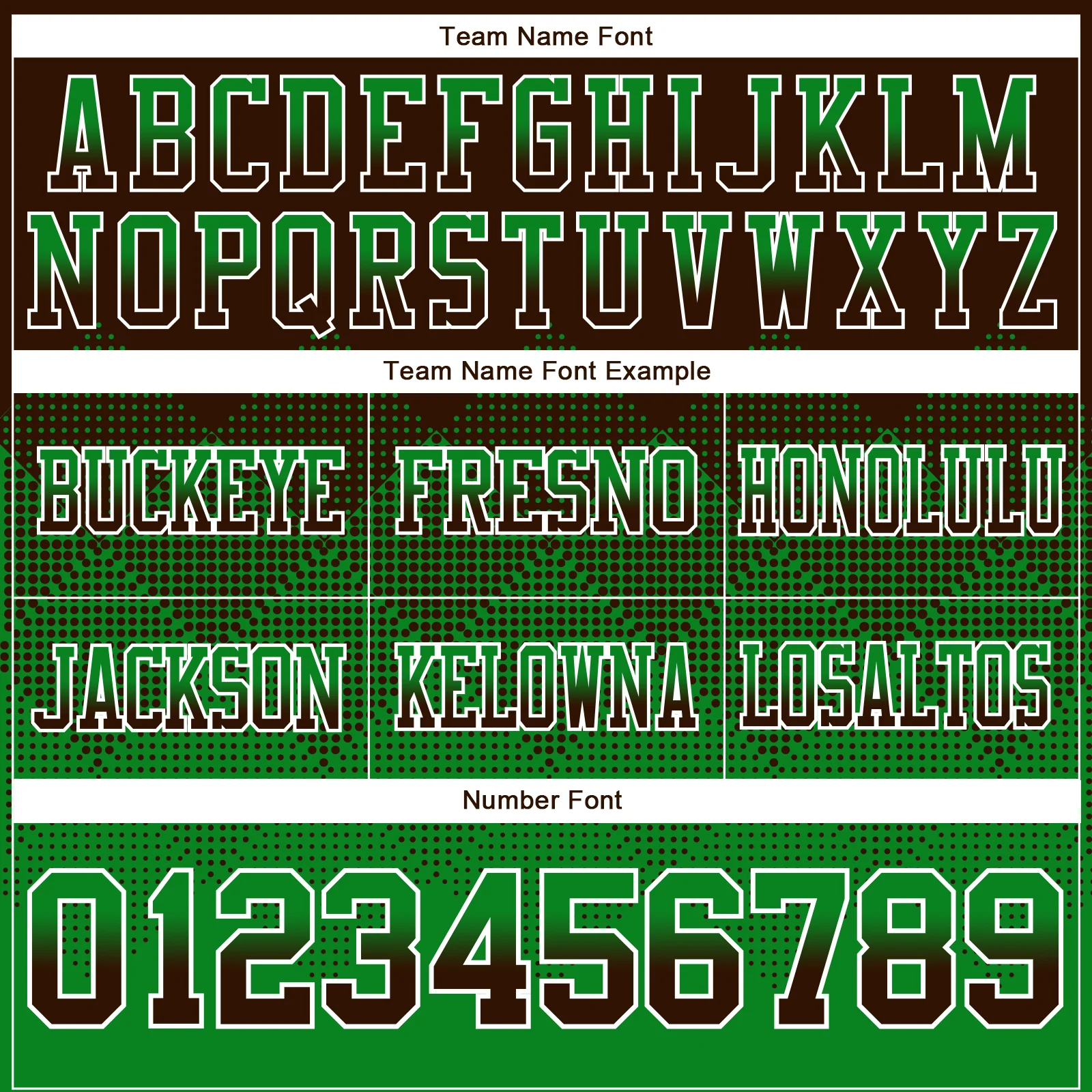 Custom Brown Grass Green-White Authentic Gradient Square Shape Flag Football Jersey - Image 3