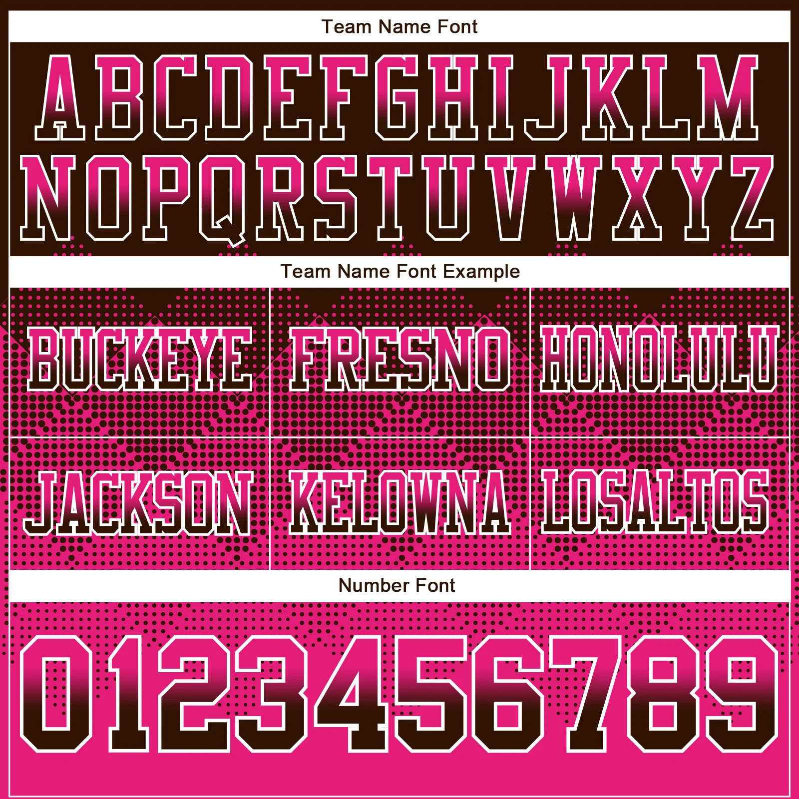 Custom Brown Hot Pink-White Authentic Gradient Square Shape Flag Football Jersey - Image 3