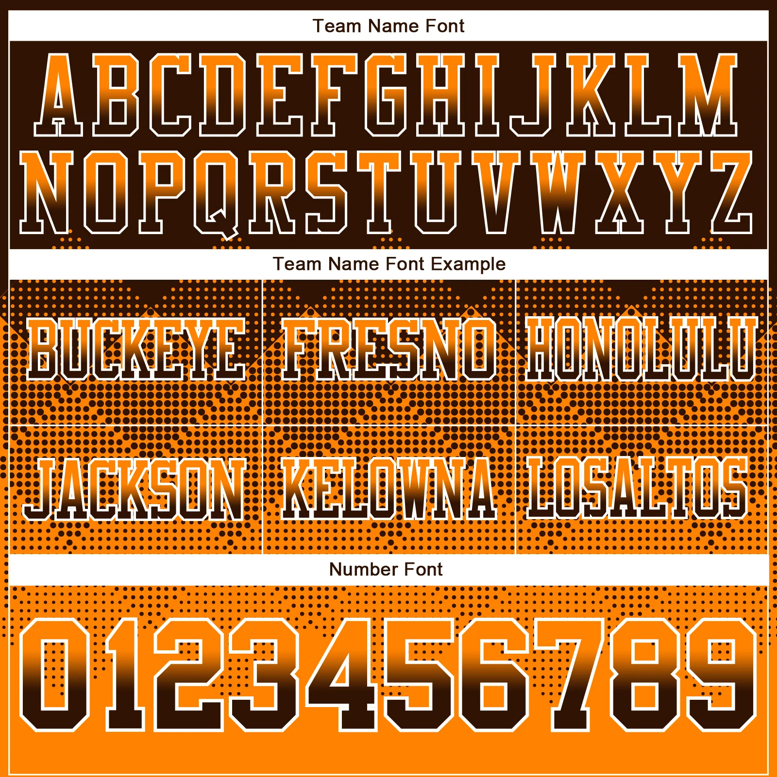 Custom Brown Orange-White Authentic Gradient Square Shape Flag Football Jersey - Image 3