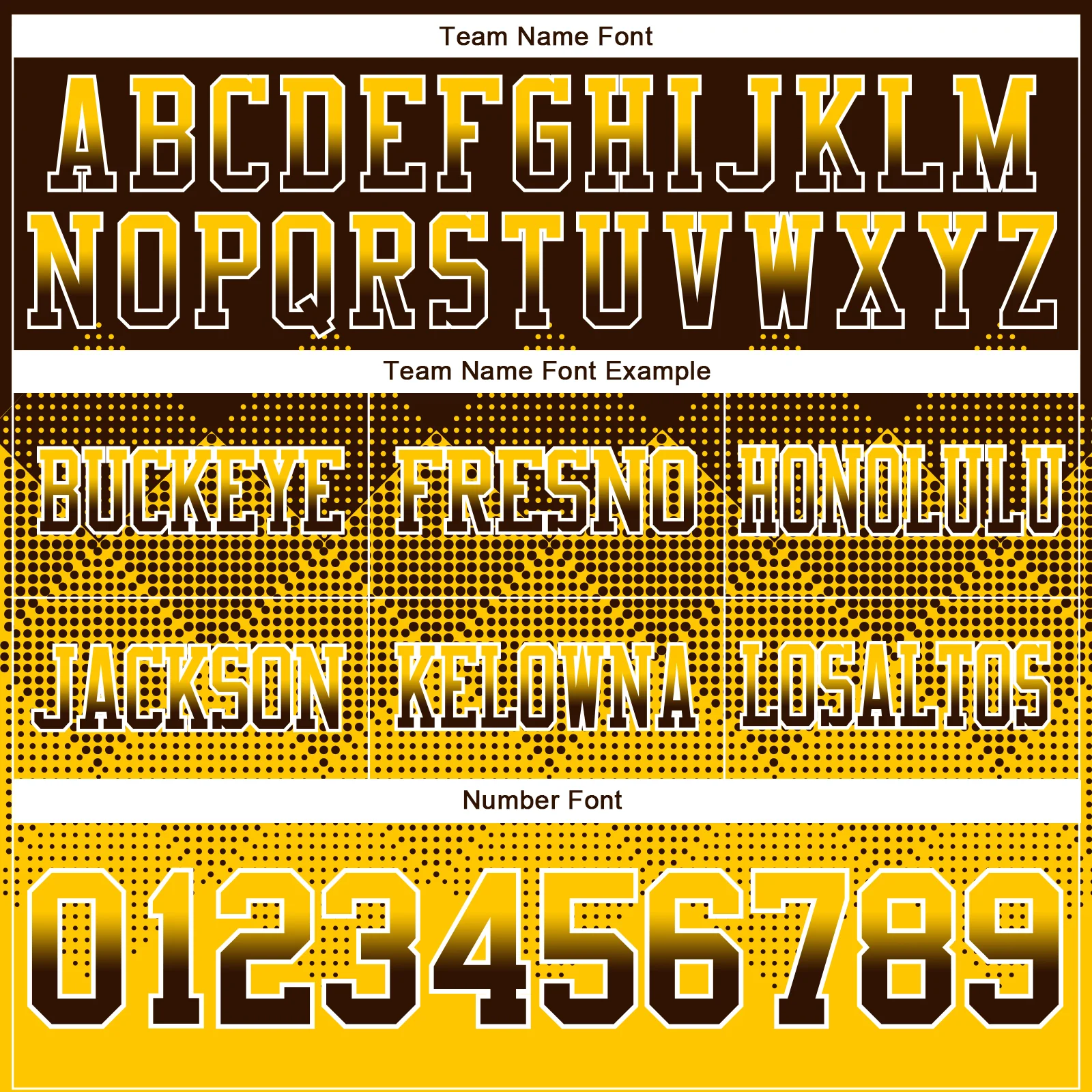 Custom Brown Yellow-White Authentic Gradient Square Shape Flag Football Jersey - Image 3