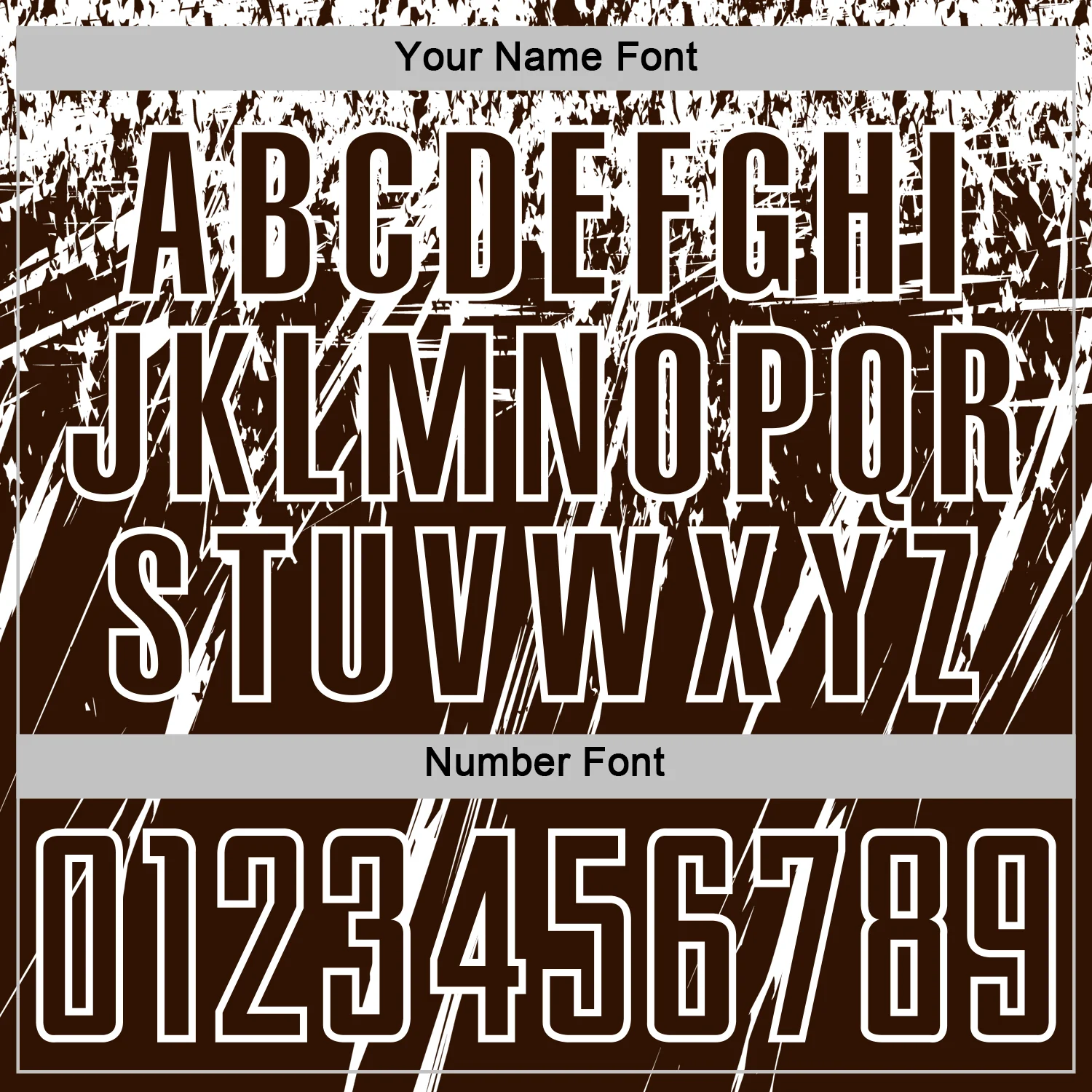 Custom Brown White Splash Sports Sublimation Soccer Uniform Jersey - Image 6