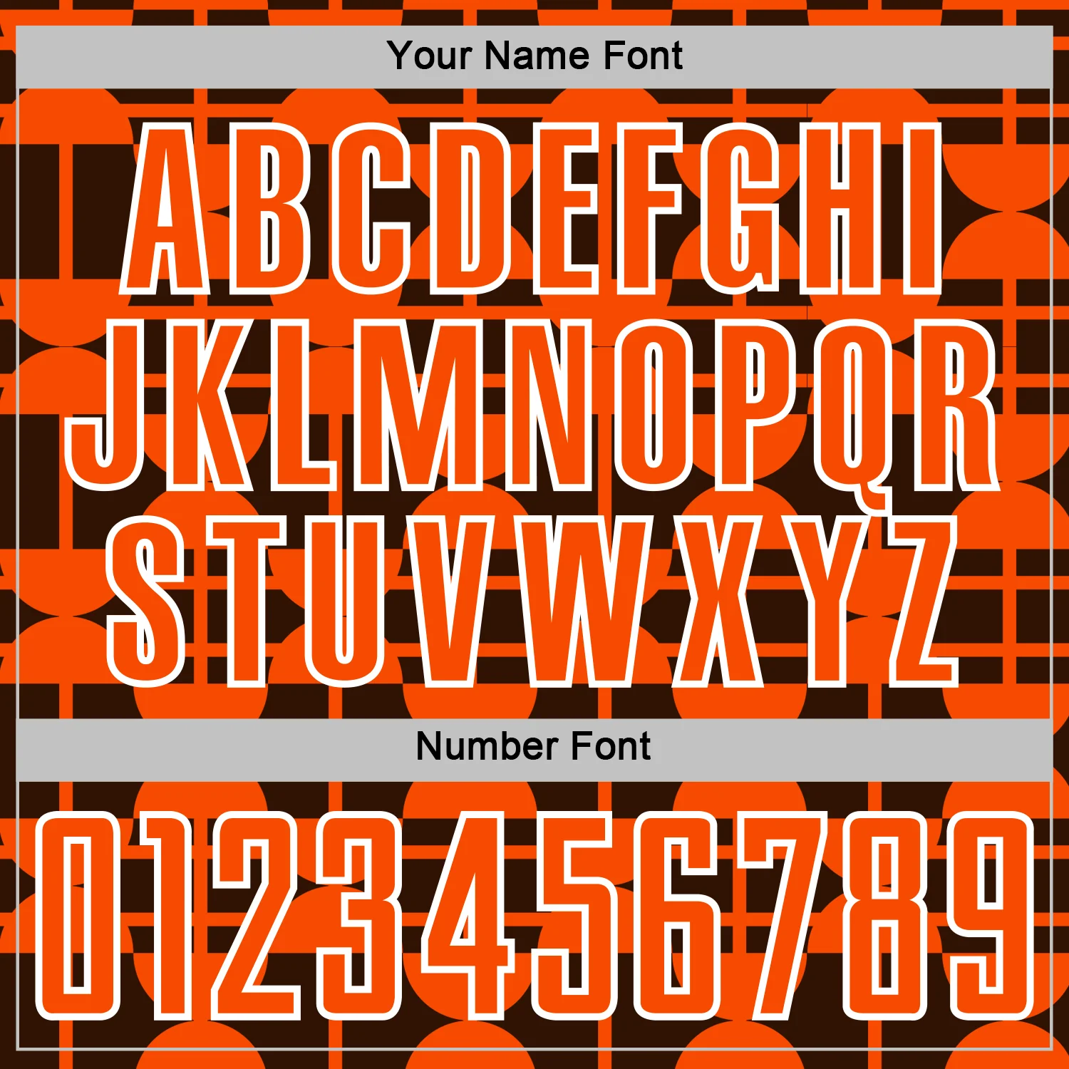 Custom Brown Orange-White Geometric Shapes Sports Sublimation Soccer Uniform Jersey - Image 6