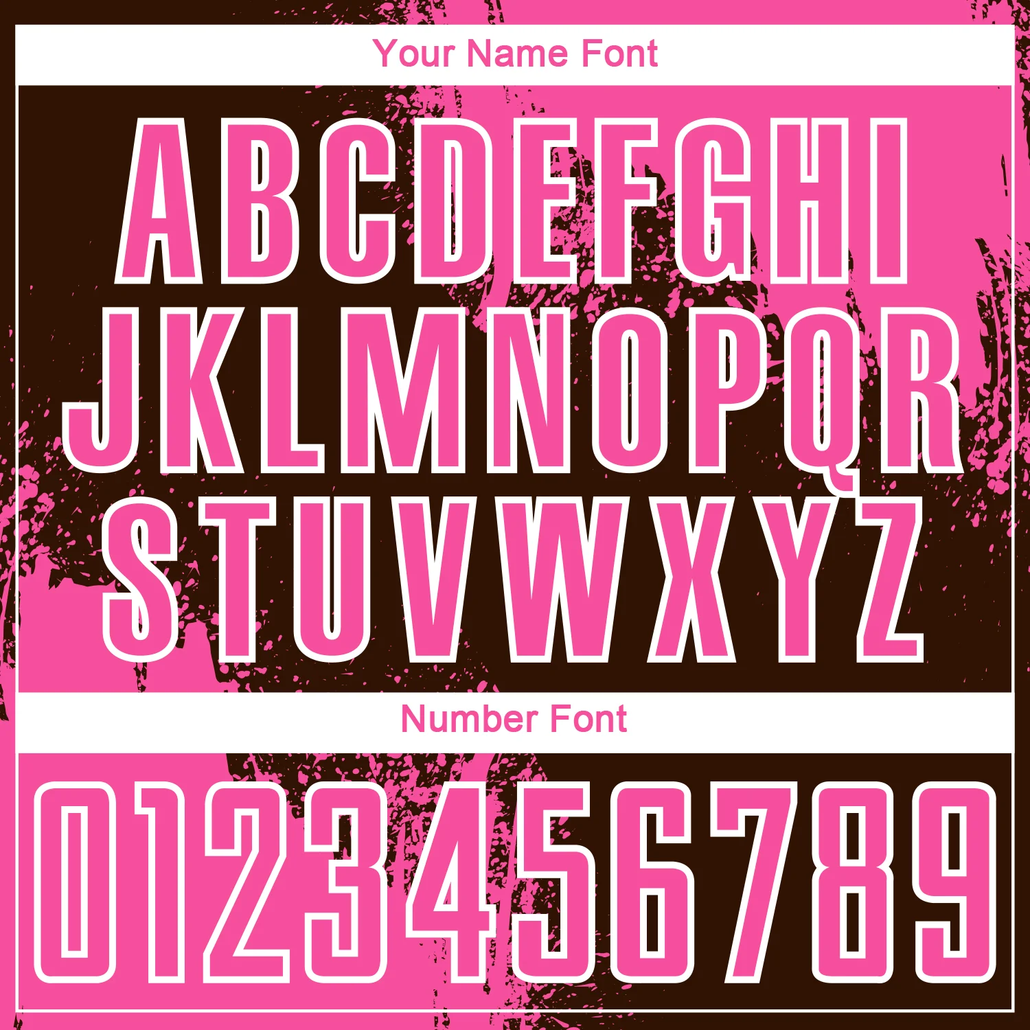 Custom Brown Pink-White Abstract Brush Stroke Sports Sublimation Soccer Uniform Jersey - Image 6