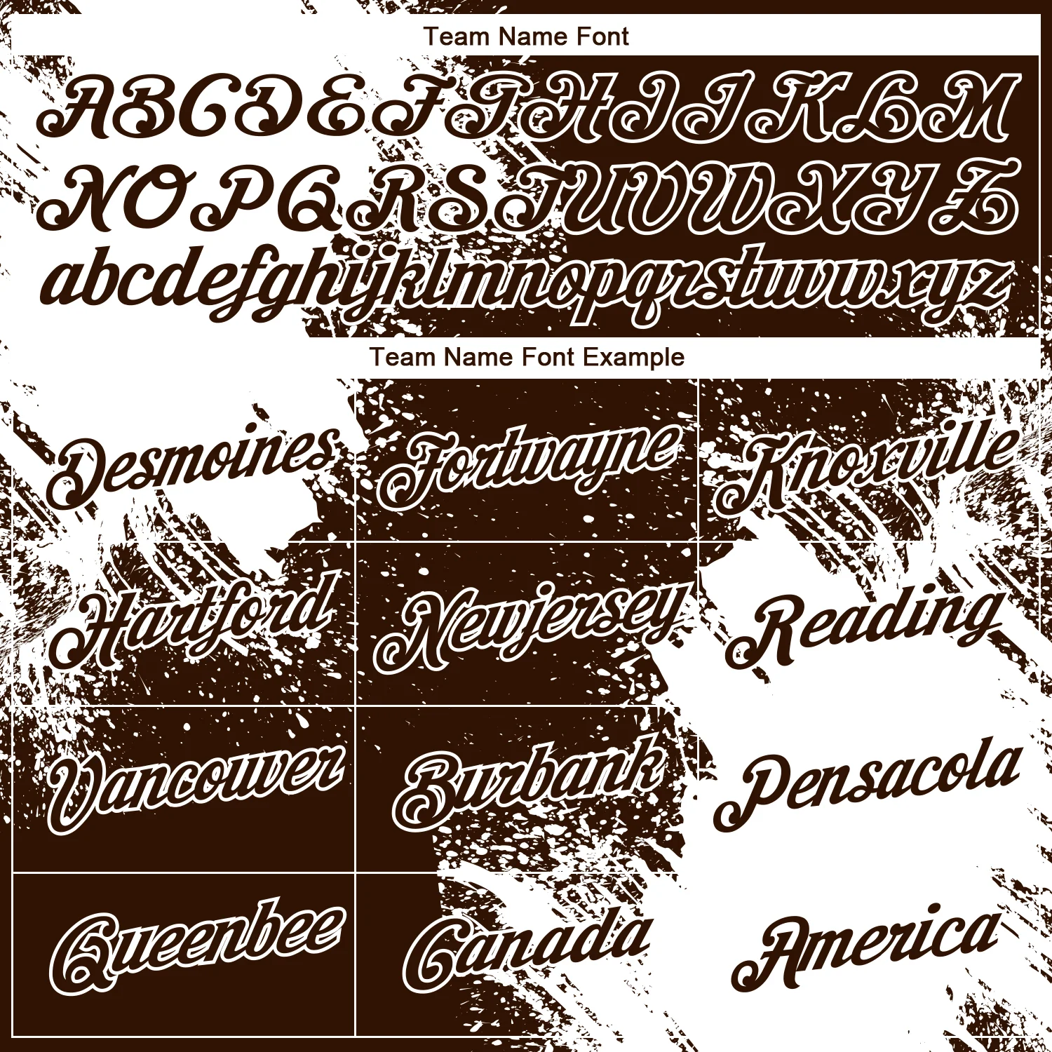 Custom Brown White 3D Pattern Design Abstract Brush Stroke Performance T-Shirt - Image 3