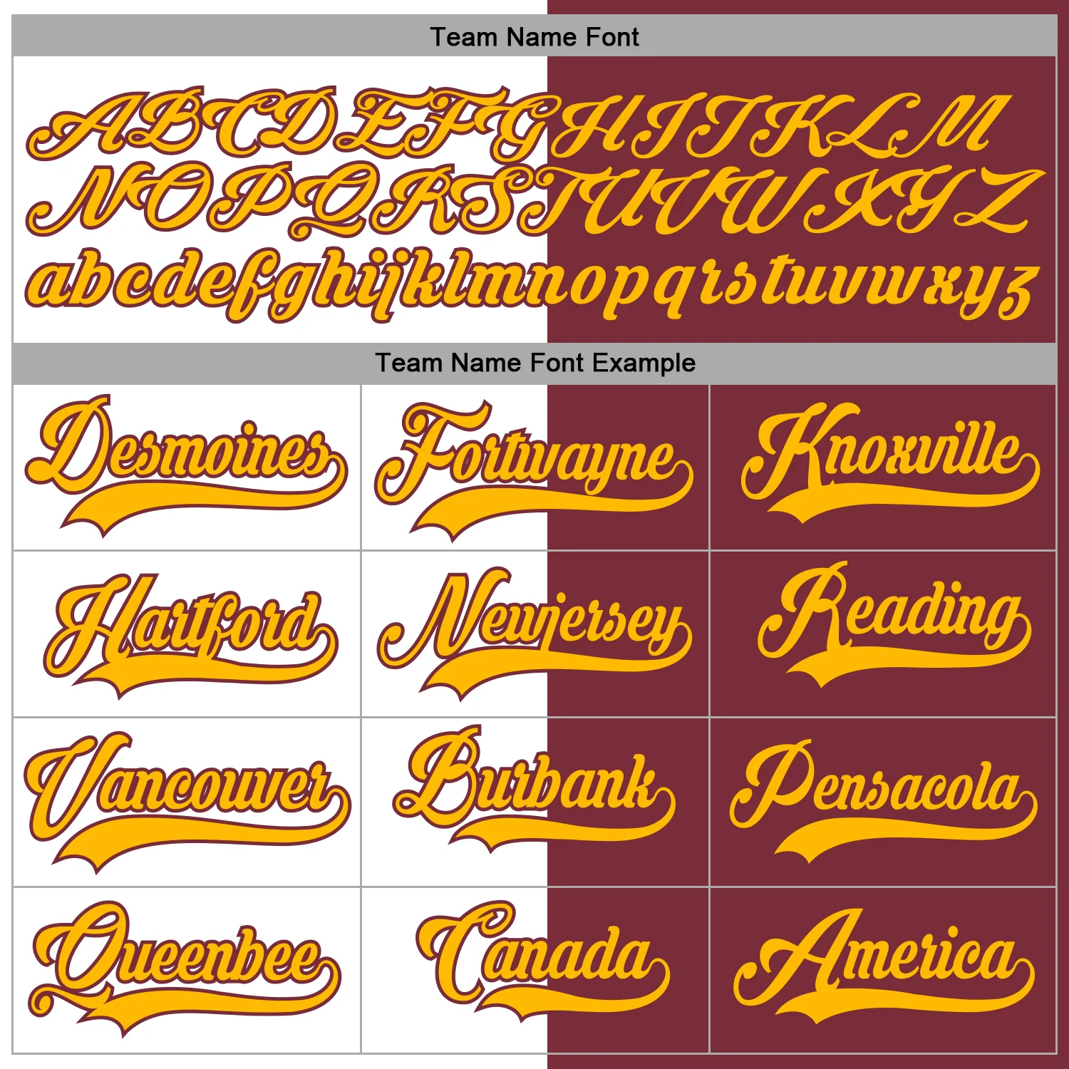 Custom Burgundy Gold-White Split Fashion Hockey Lace Neck Jersey - Image 4