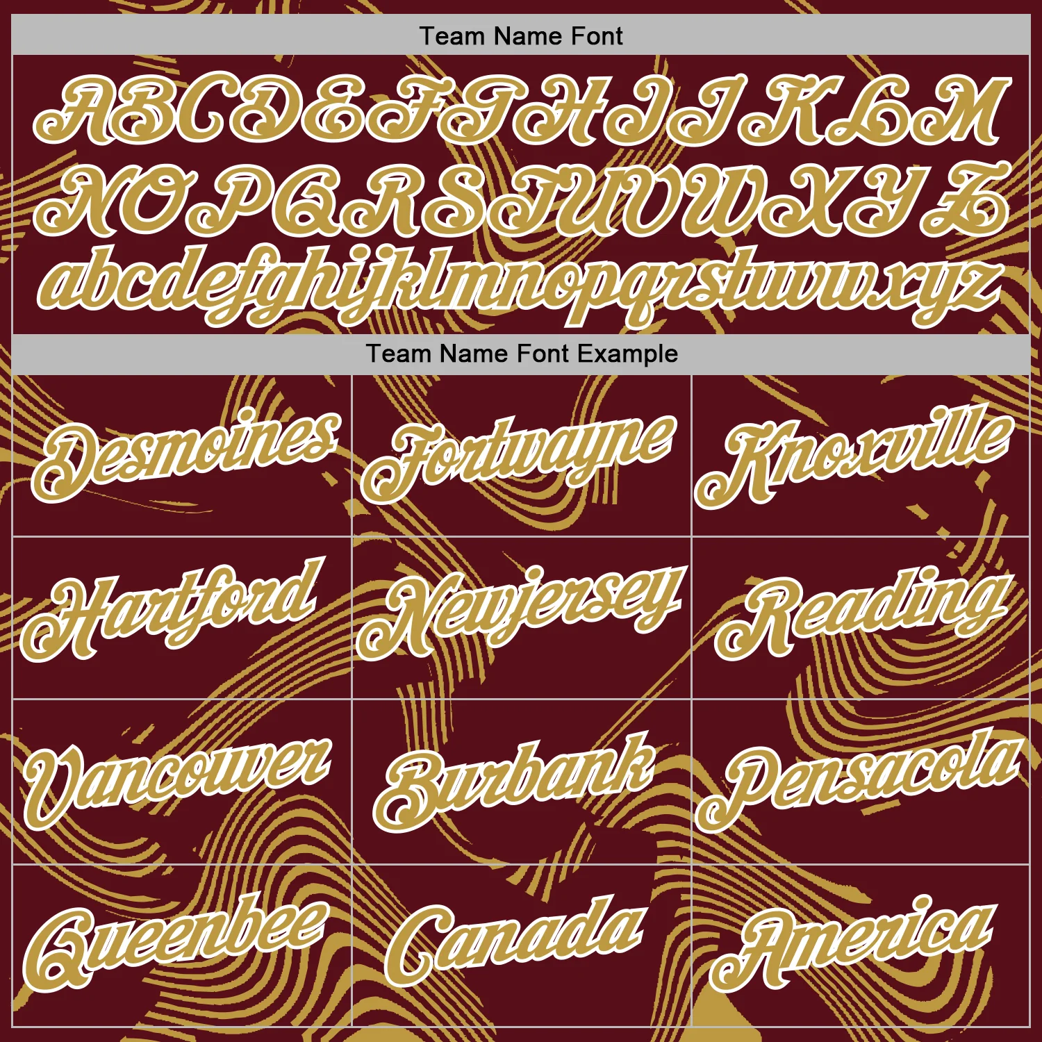 Custom Stitched Burgundy Old Gold-White Curve Lines Sports Pullover Sweatshirt Hoodie - Image 5