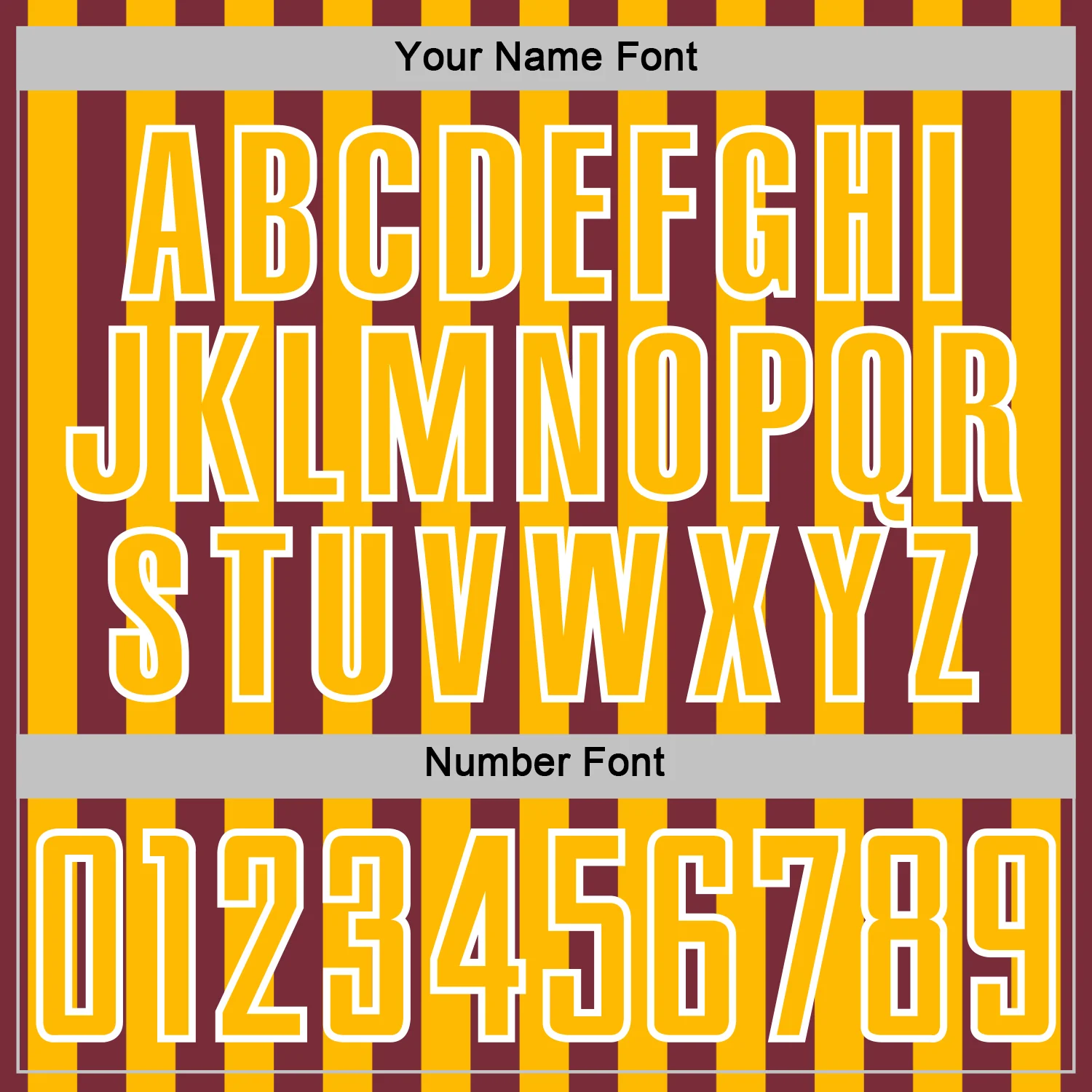 Custom Burgundy Gold-White Stripe Sports Sublimation Soccer Uniform Jersey - Image 6