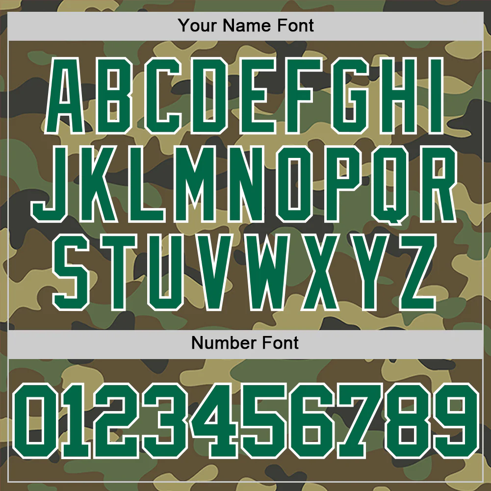 Custom Camo Kelly Green-White Authentic Salute To Service Basketball Jersey - Image 4