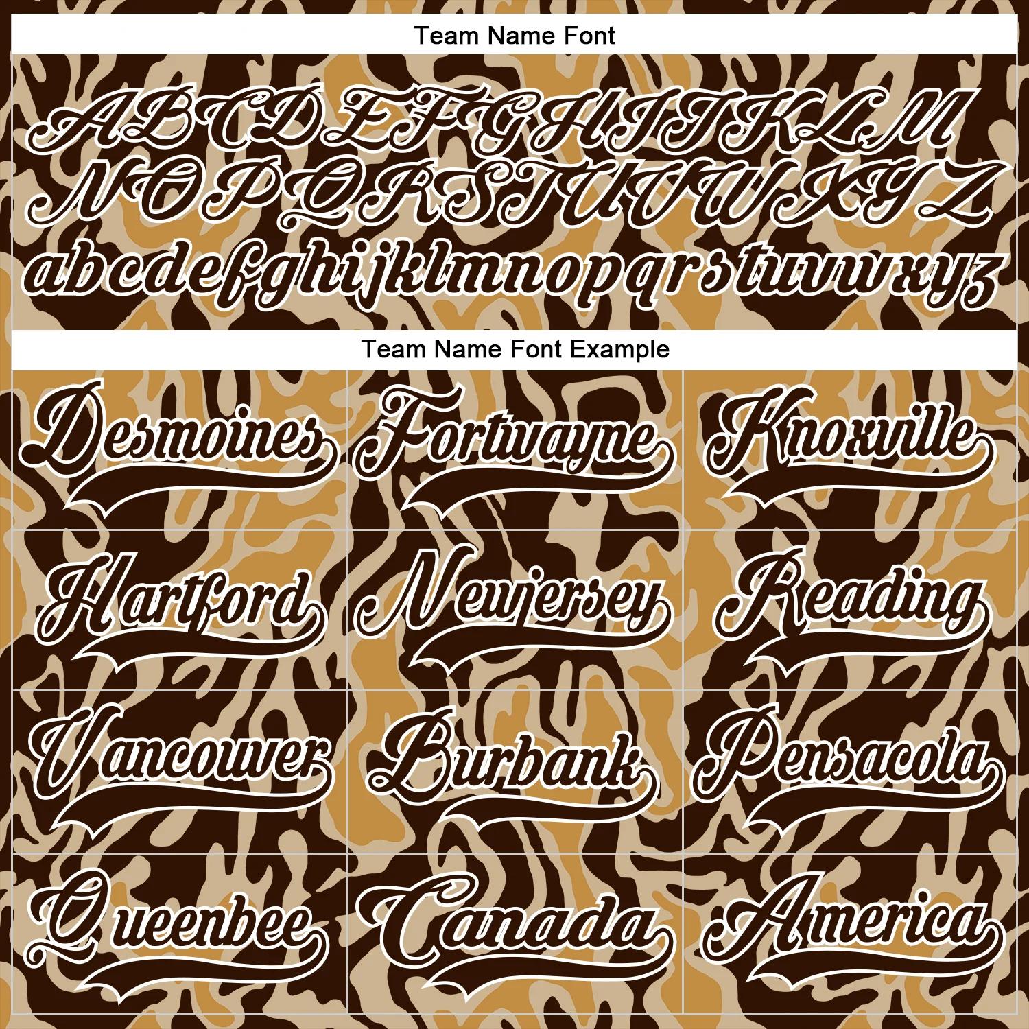 Custom Camo Brown-White 3D Camouflage Hockey Lace Neck Jersey - Image 6