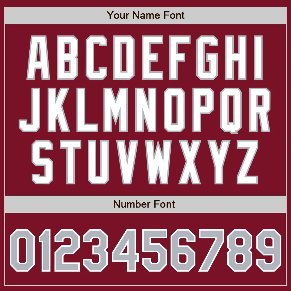 Custom Crimson Gray-White Authentic Two Tone Baseball Jersey - Image 5
