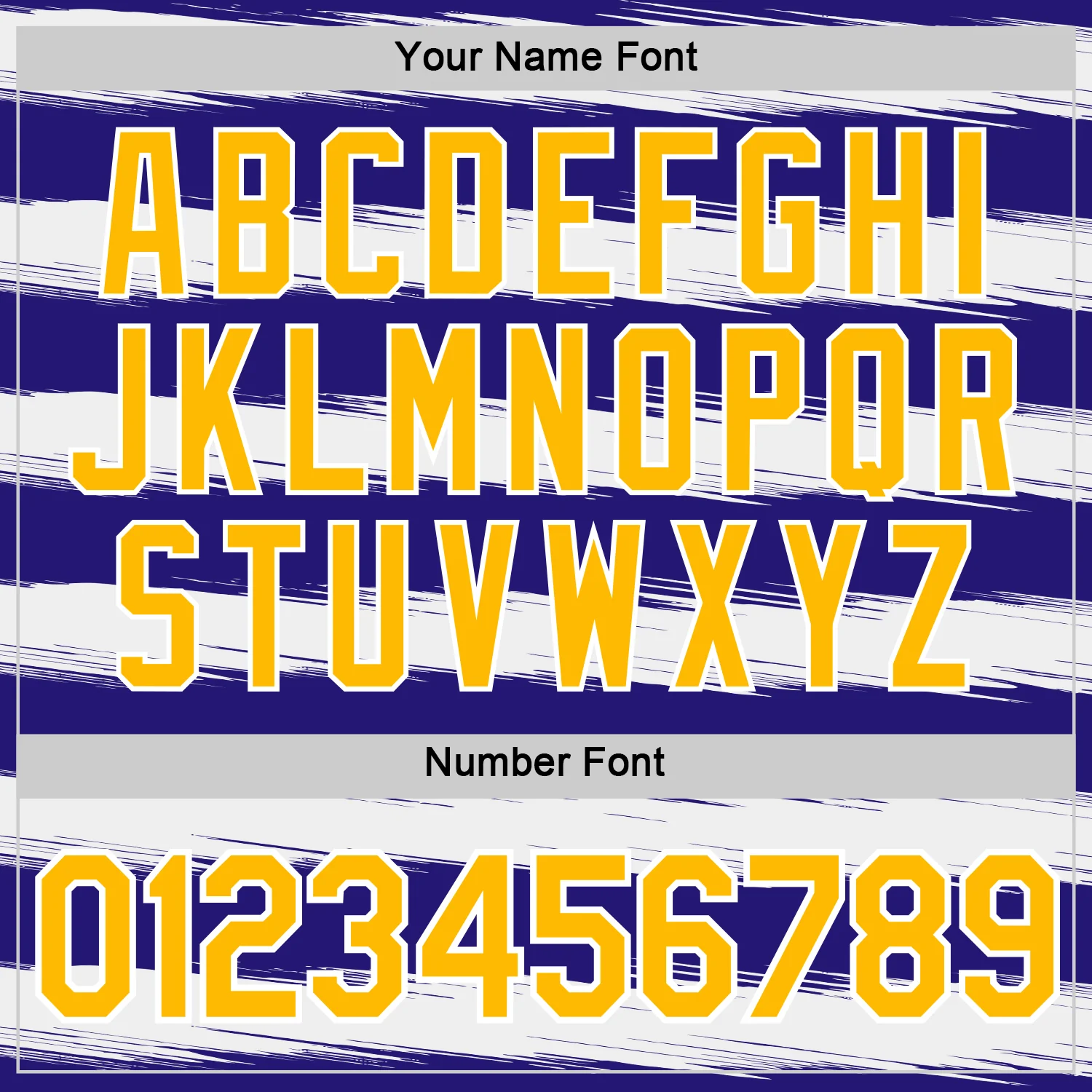 Custom Dark Purple Gold-White 3D Esports Performance T-Shirt - Image 4