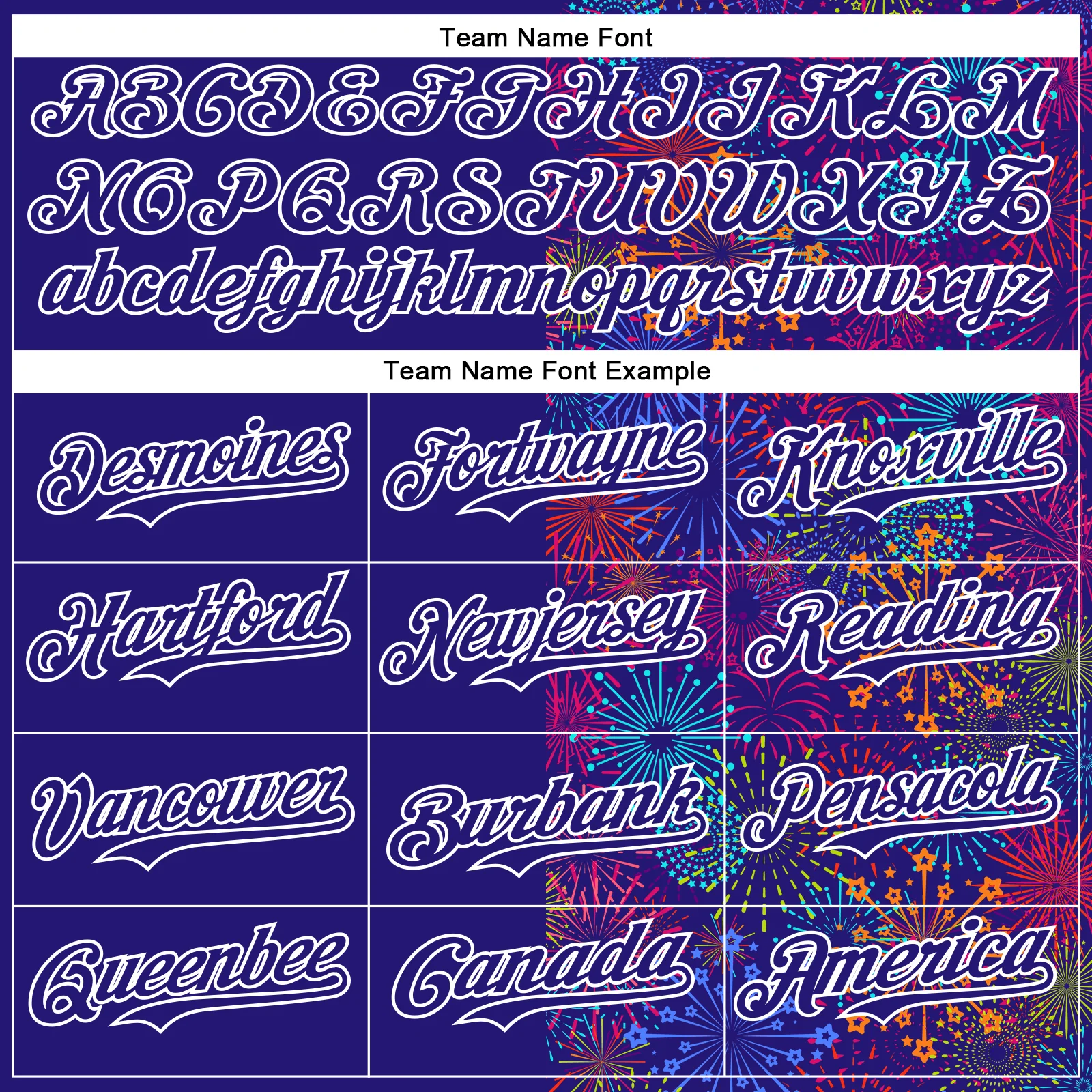 Custom Dark Purple White 3D Pattern Design Patriotic American Spirit Firework Authentic Baseball Jersey - Image 4