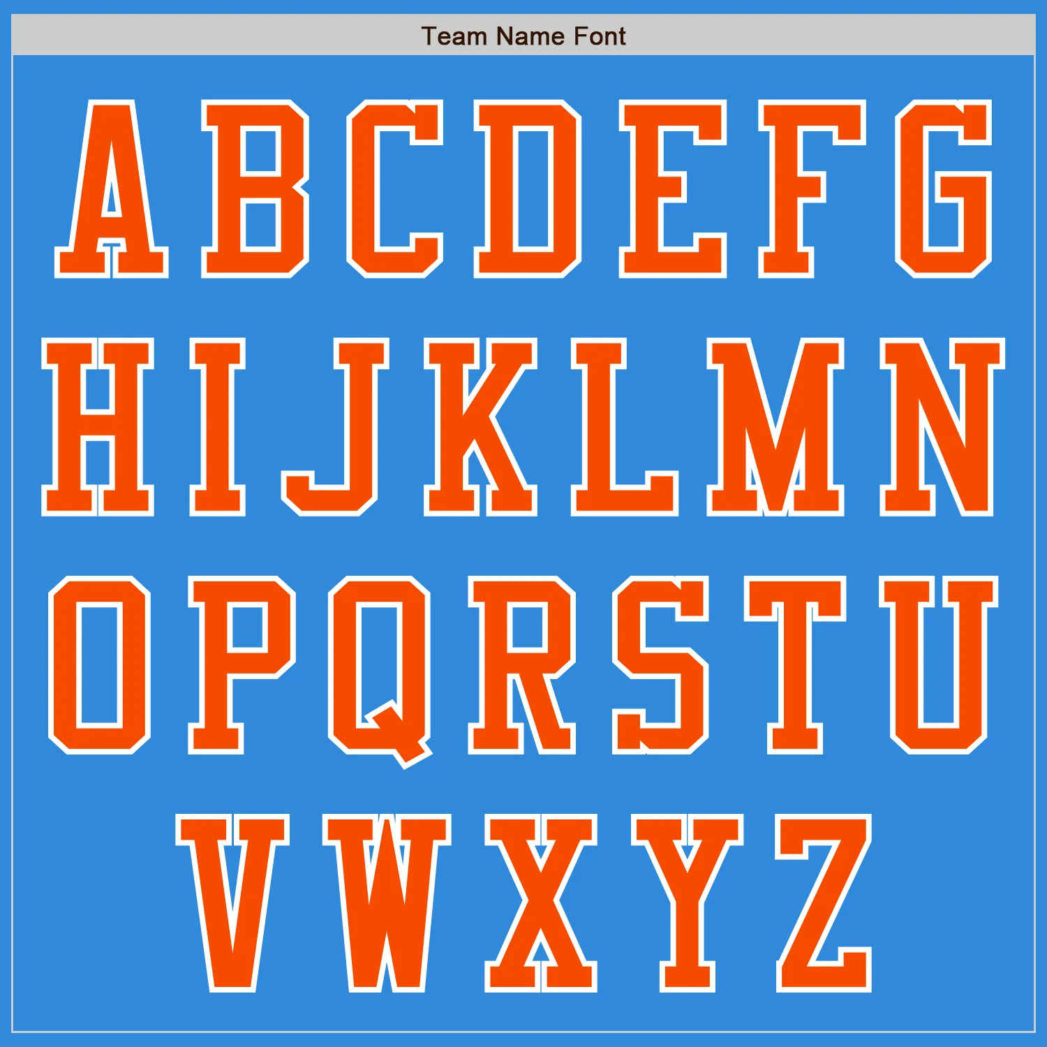 Custom Electric Blue Orange-White Authentic Baseball Jersey - Image 3