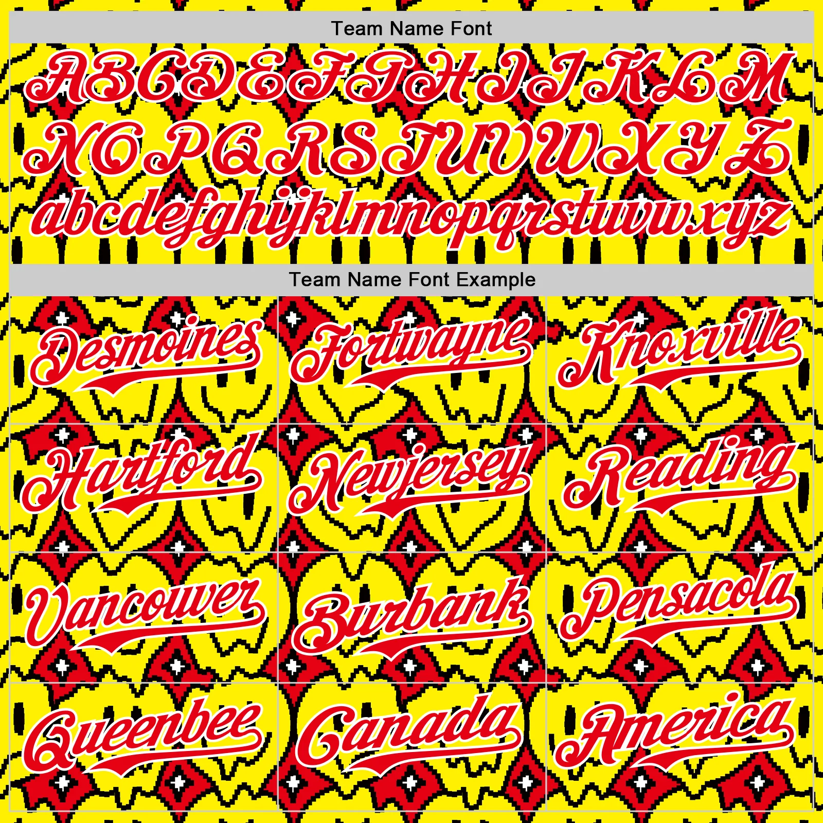 Custom Fire Red White 3D Pattern Design Funny Cartoon Emoji Smile Face Authentic Baseball Jersey - Image 4