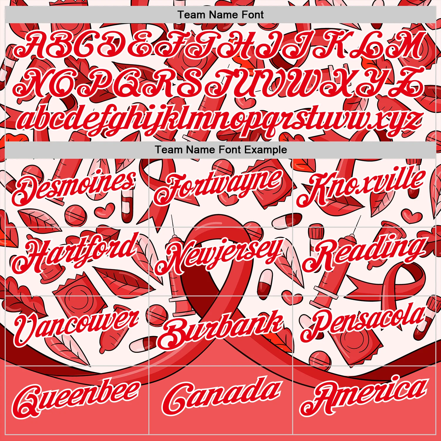Custom Fire Red White 3D Pattern Design Red Ribbon Blood Cancer Cancer Awareness Performance Polo Shirt - Image 4