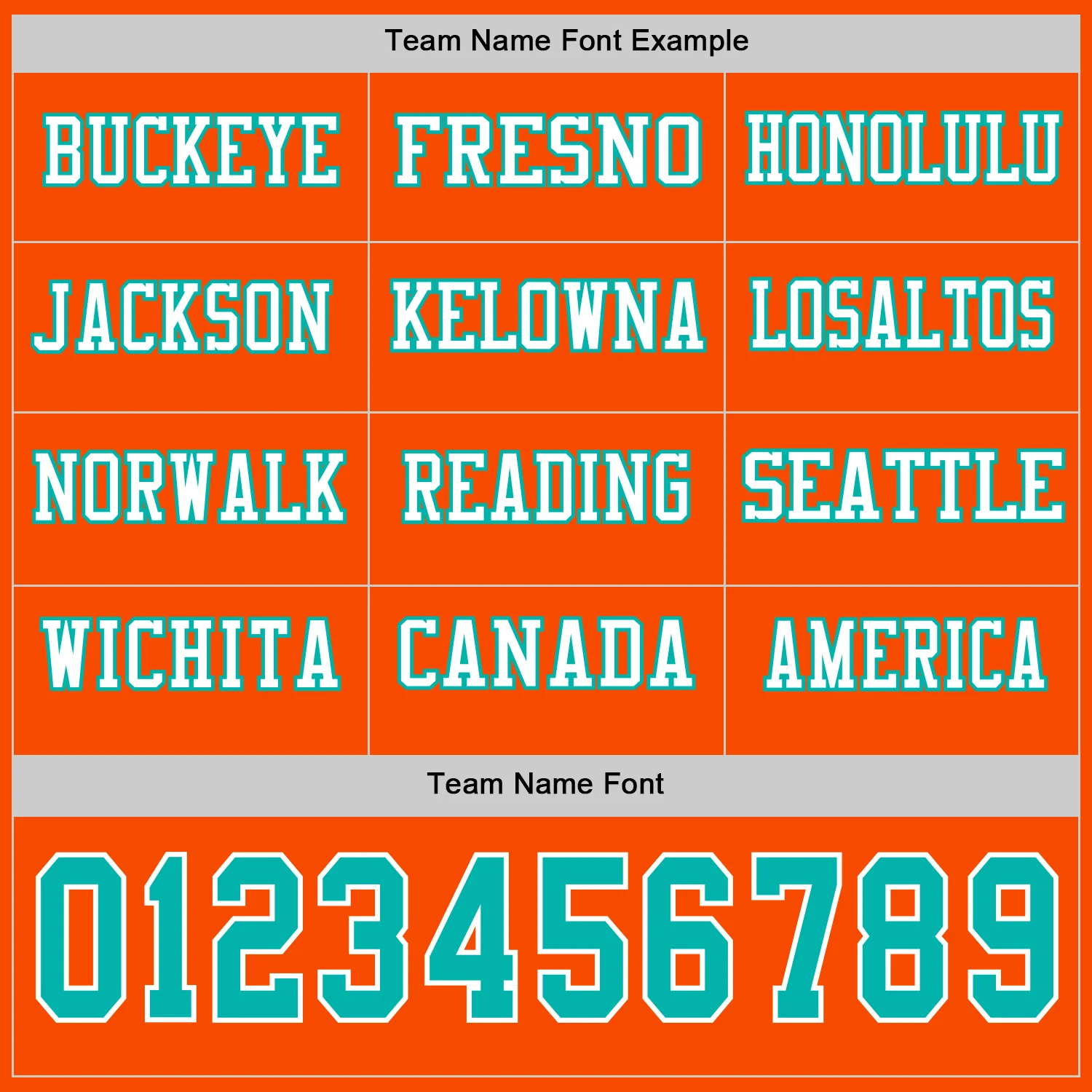 Custom Orange Aqua-White Long Sleeve Authentic Football Jersey - Image 3