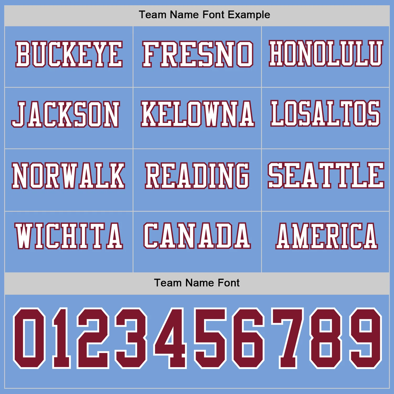 Custom Light Blue Crimson-White Long Sleeve Authentic Football Jersey - Image 3