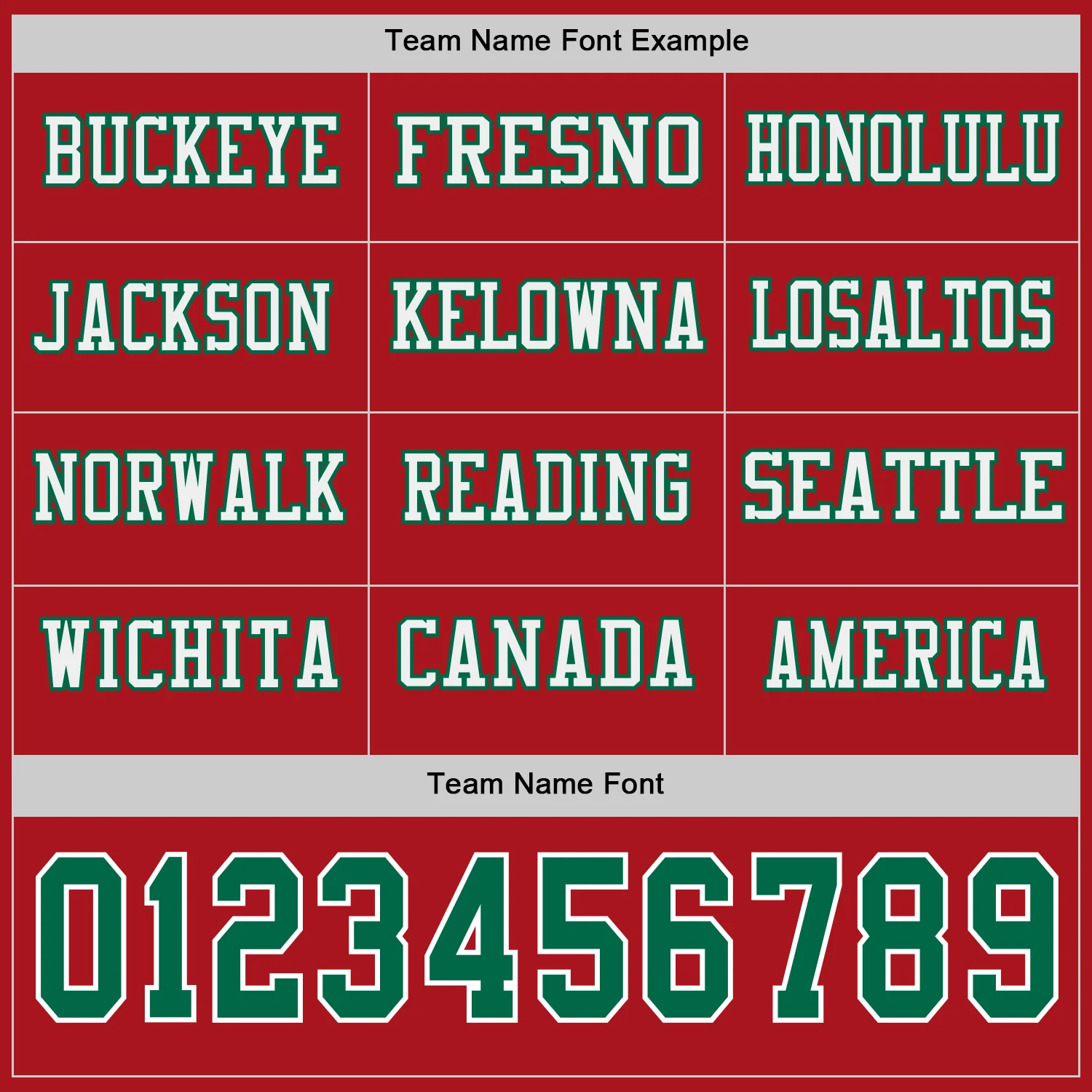 Custom Red Kelly Green-White Long Sleeve Authentic Football Jersey - Image 3