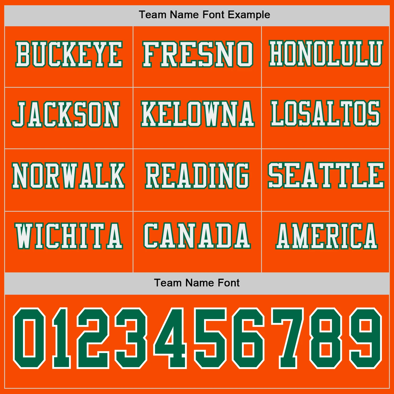 Custom Orange Kelly Green-White Long Sleeve Authentic Football Jersey - Image 3