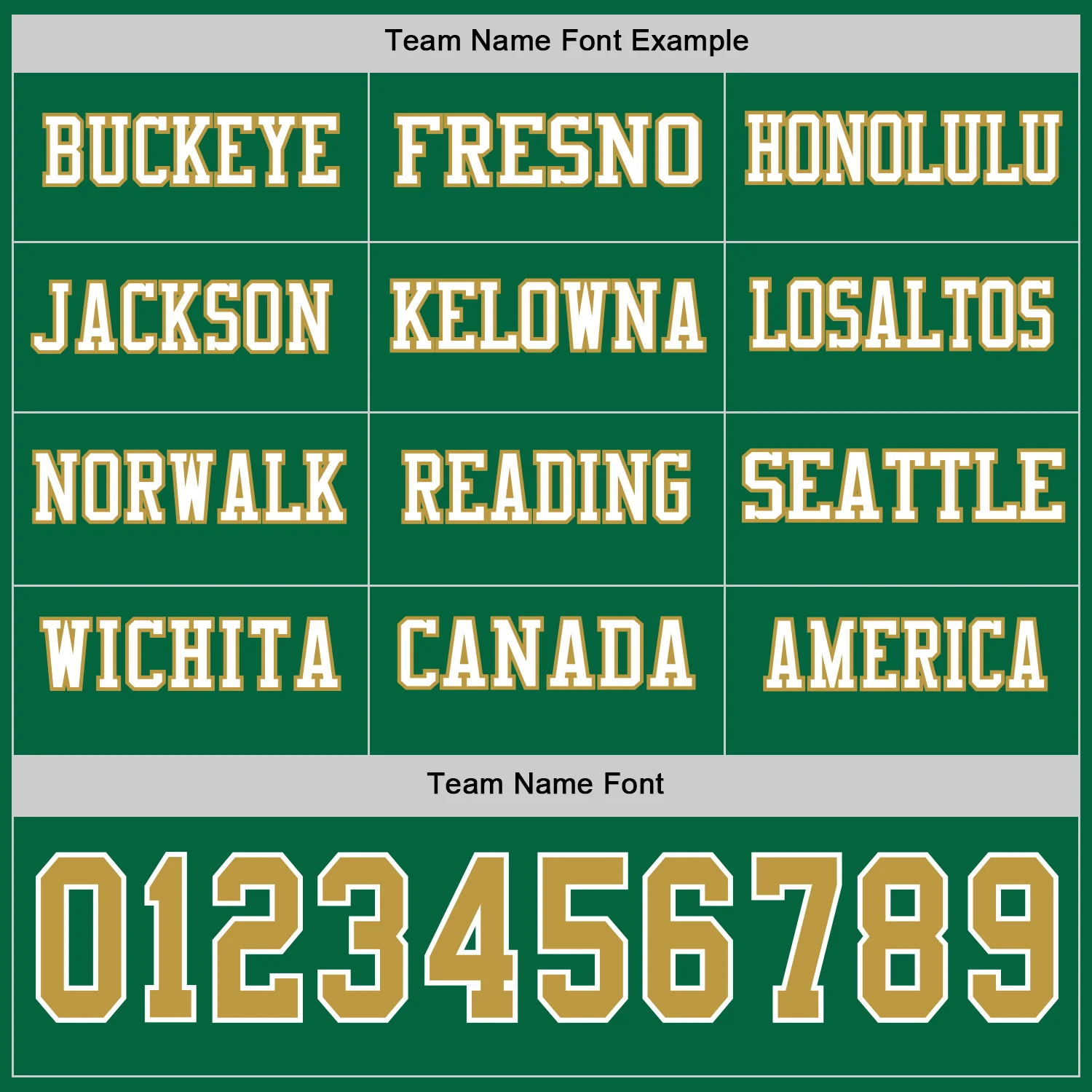 Custom Kelly Green Old Gold-White Long Sleeve Authentic Football Jersey - Image 3