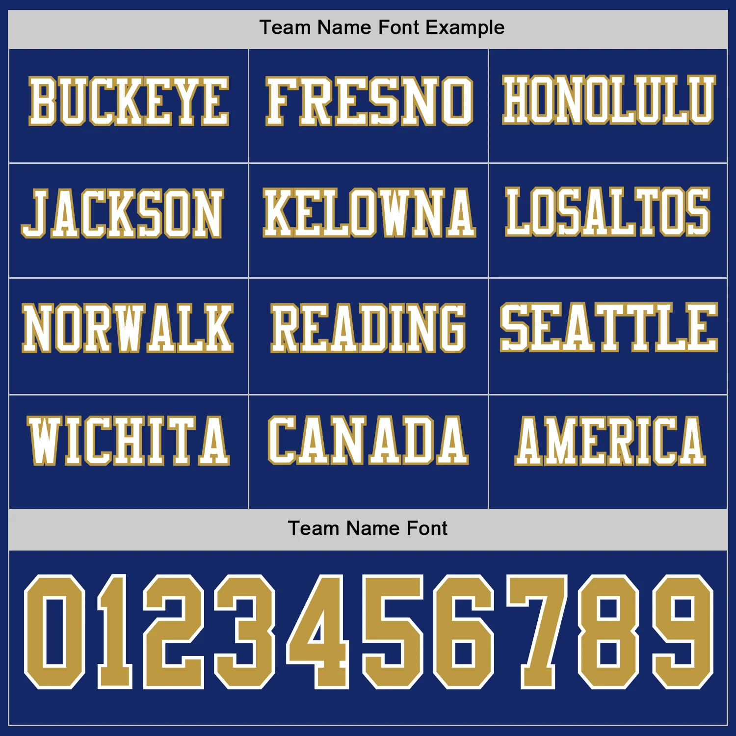 Custom Royal Old Gold-White Long Sleeve Authentic Football Jersey - Image 3