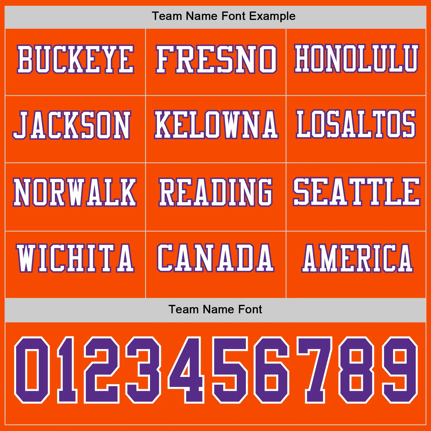 Custom Orange Purple-White Long Sleeve Authentic Football Jersey - Image 3