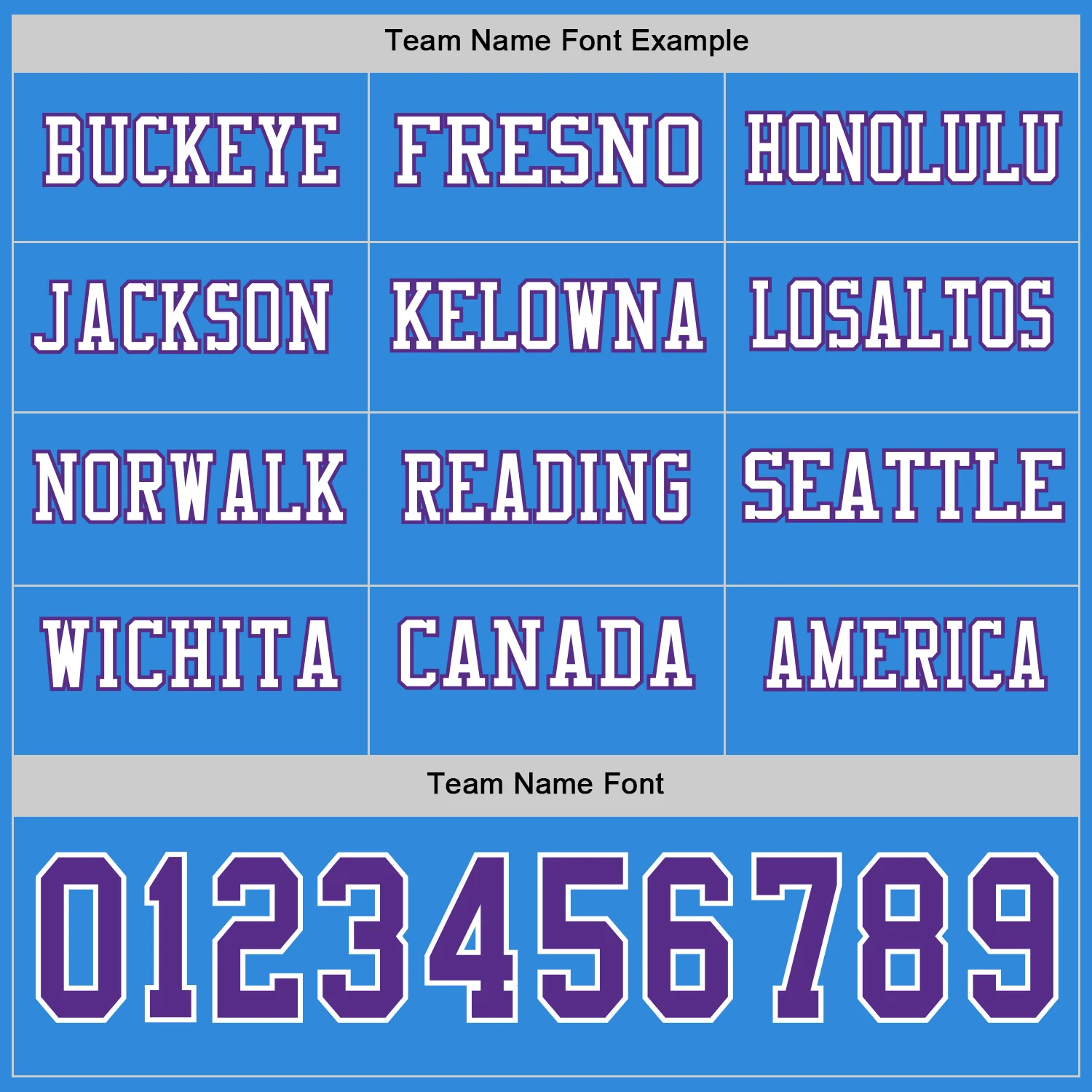 Custom Powder Blue Purple-White Long Sleeve Authentic Football Jersey - Image 3