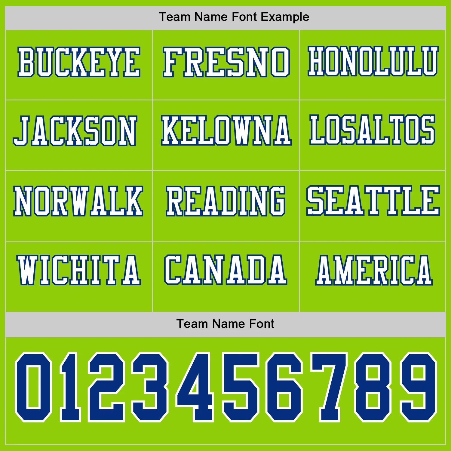 Custom Neon Green Royal-White Long Sleeve Authentic Football Jersey - Image 3