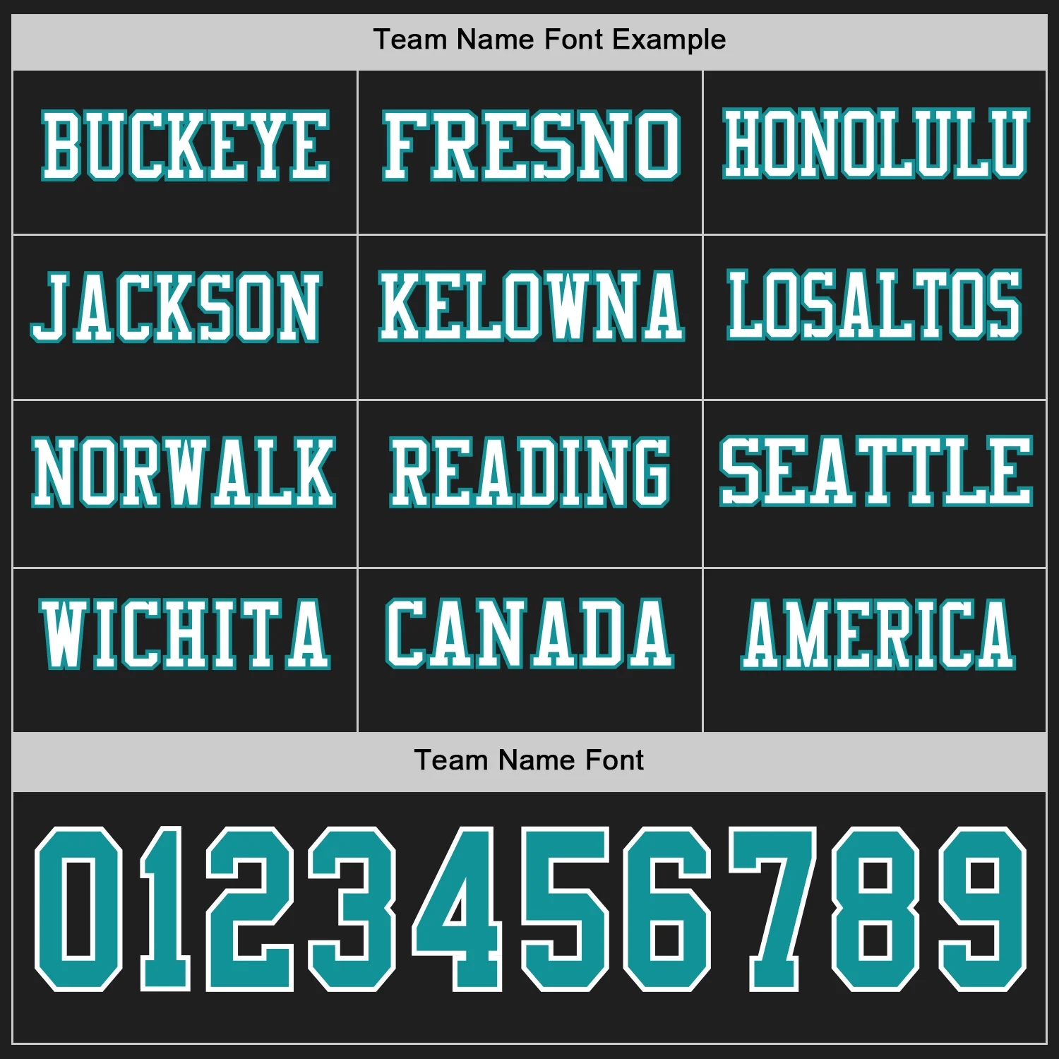 Custom Black Teal-White Long Sleeve Authentic Football Jersey - Image 3