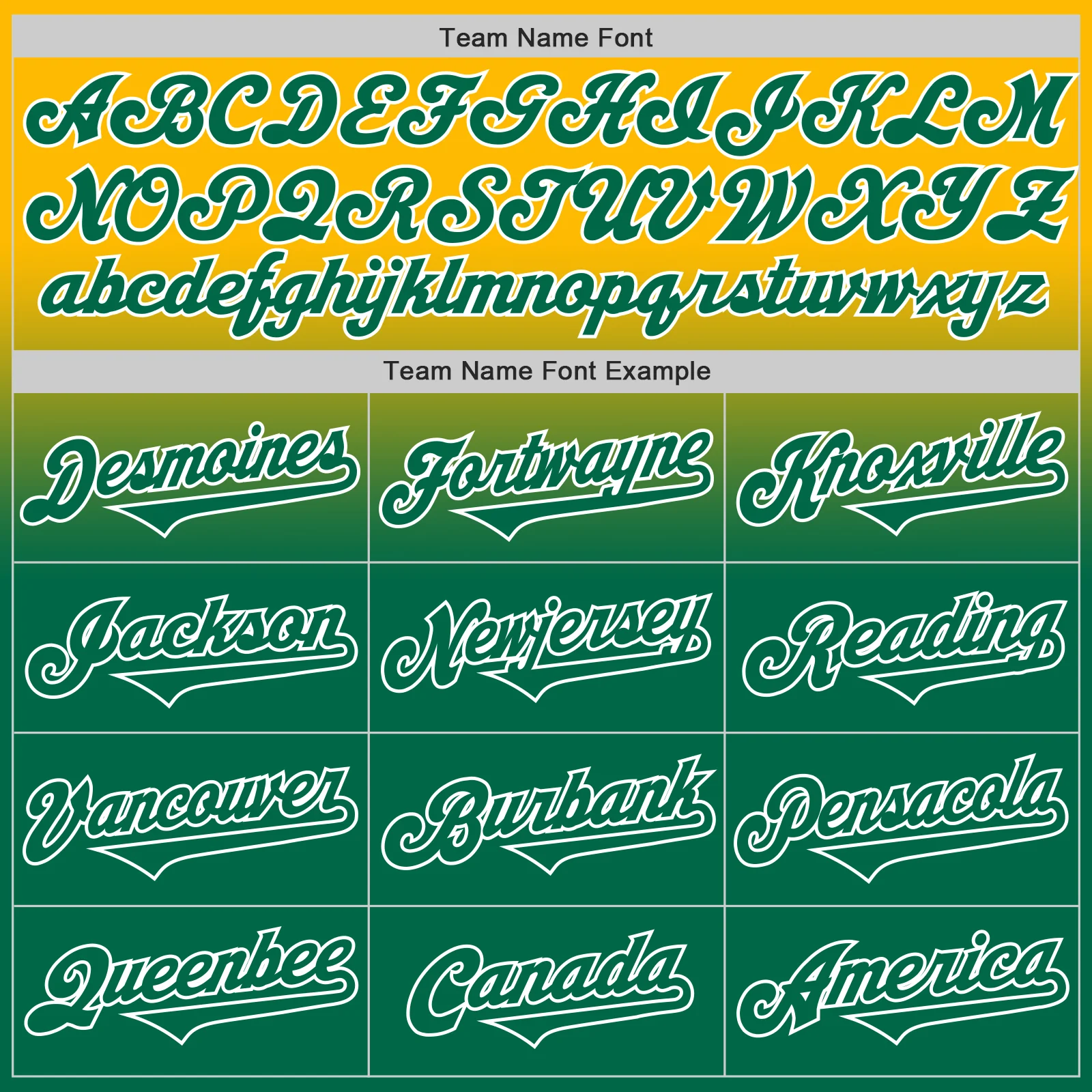 Custom Gold Kelly Green-White Authentic Fade Fashion Baseball Jersey - Image 4