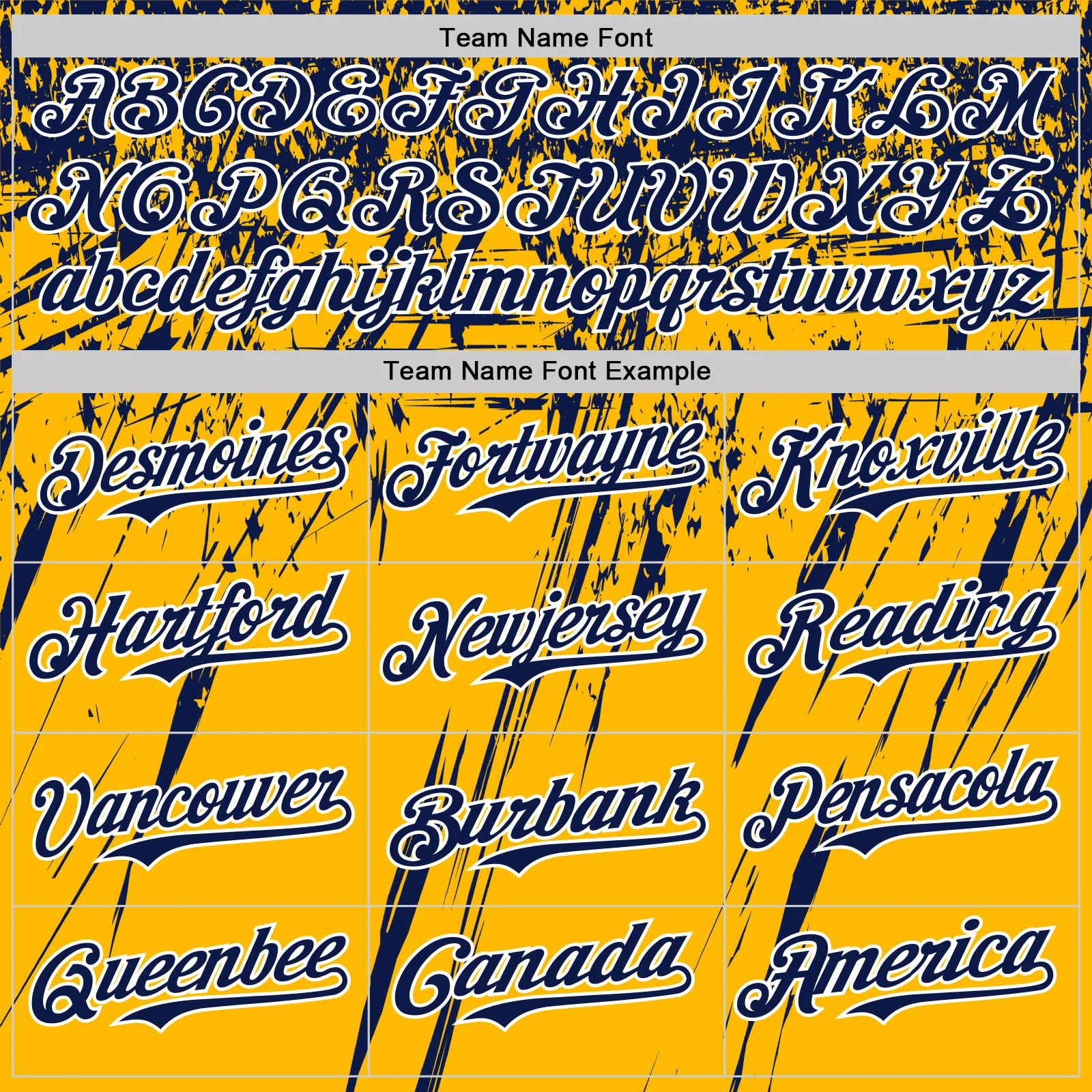 Custom Gold Navy-White Distressed Scratch Brush Stroke Authentic Baseball Jersey - Image 4