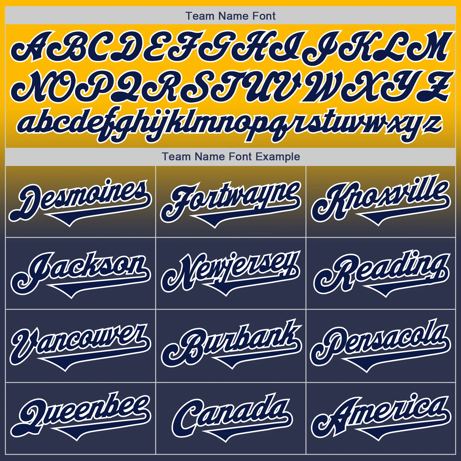 Custom Gold Navy-White Authentic Fade Fashion Baseball Jersey - Image 4