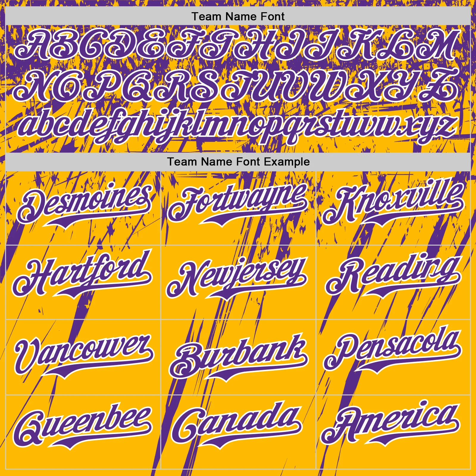Custom Gold Purple-White Distressed Scratch Brush Stroke Authentic Baseball Jersey - Image 4