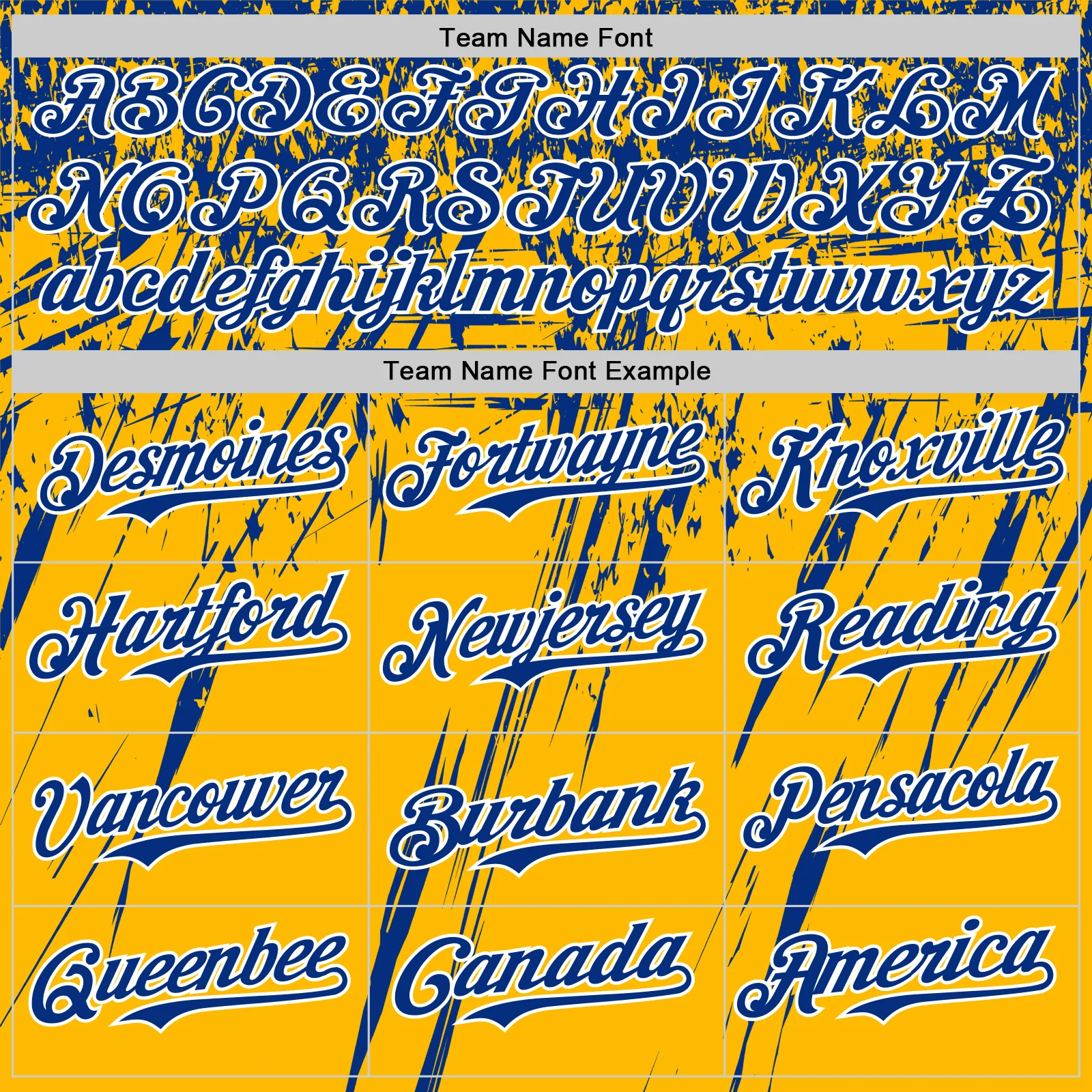 Custom Gold Royal-White Distressed Scratch Brush Stroke Authentic Baseball Jersey - Image 4