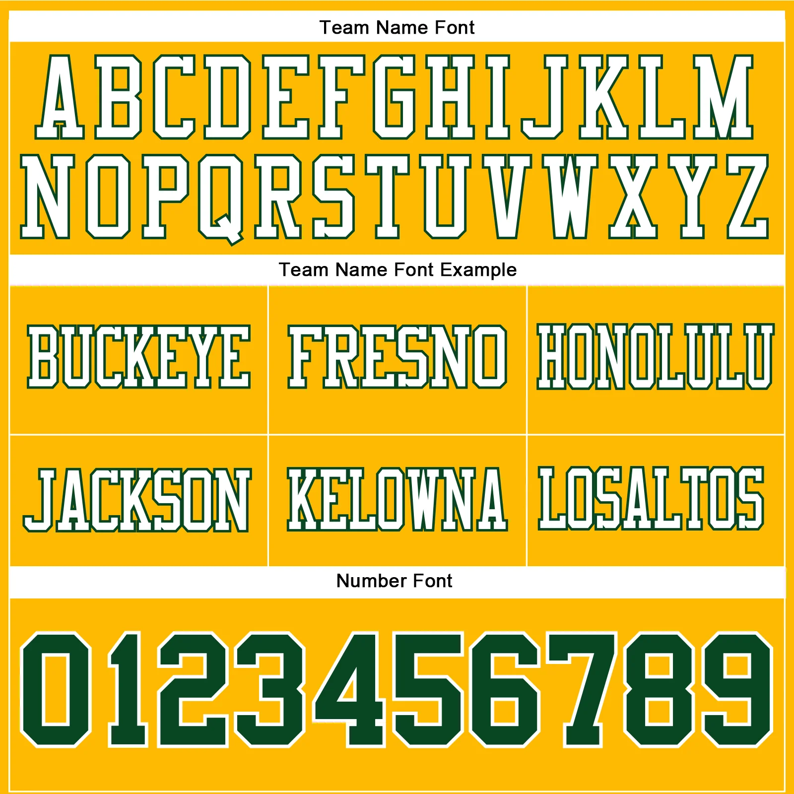 Custom Gold Green-White Authentic Football Jersey - Image 4