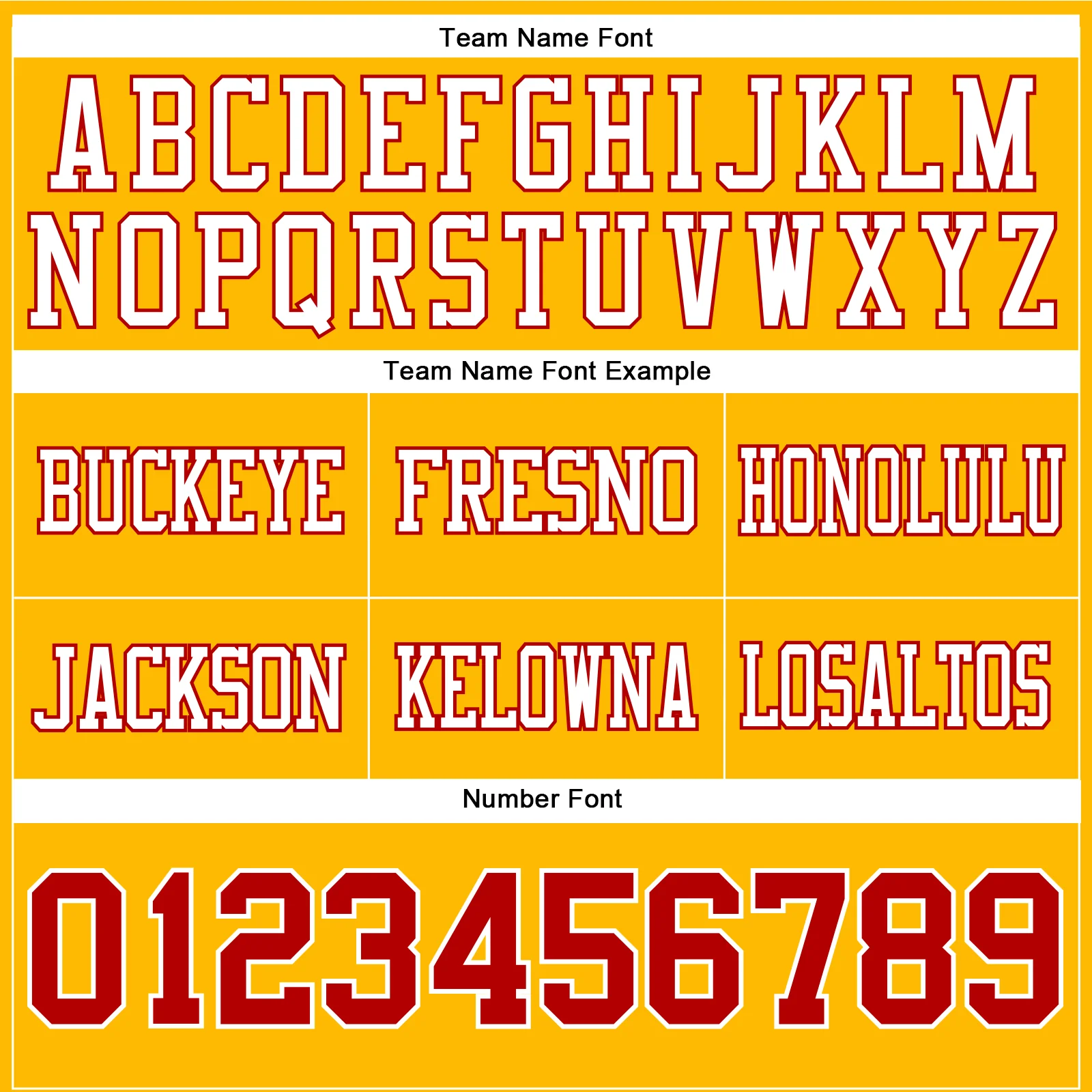 Custom Gold Red-White Authentic Football Jersey - Image 4