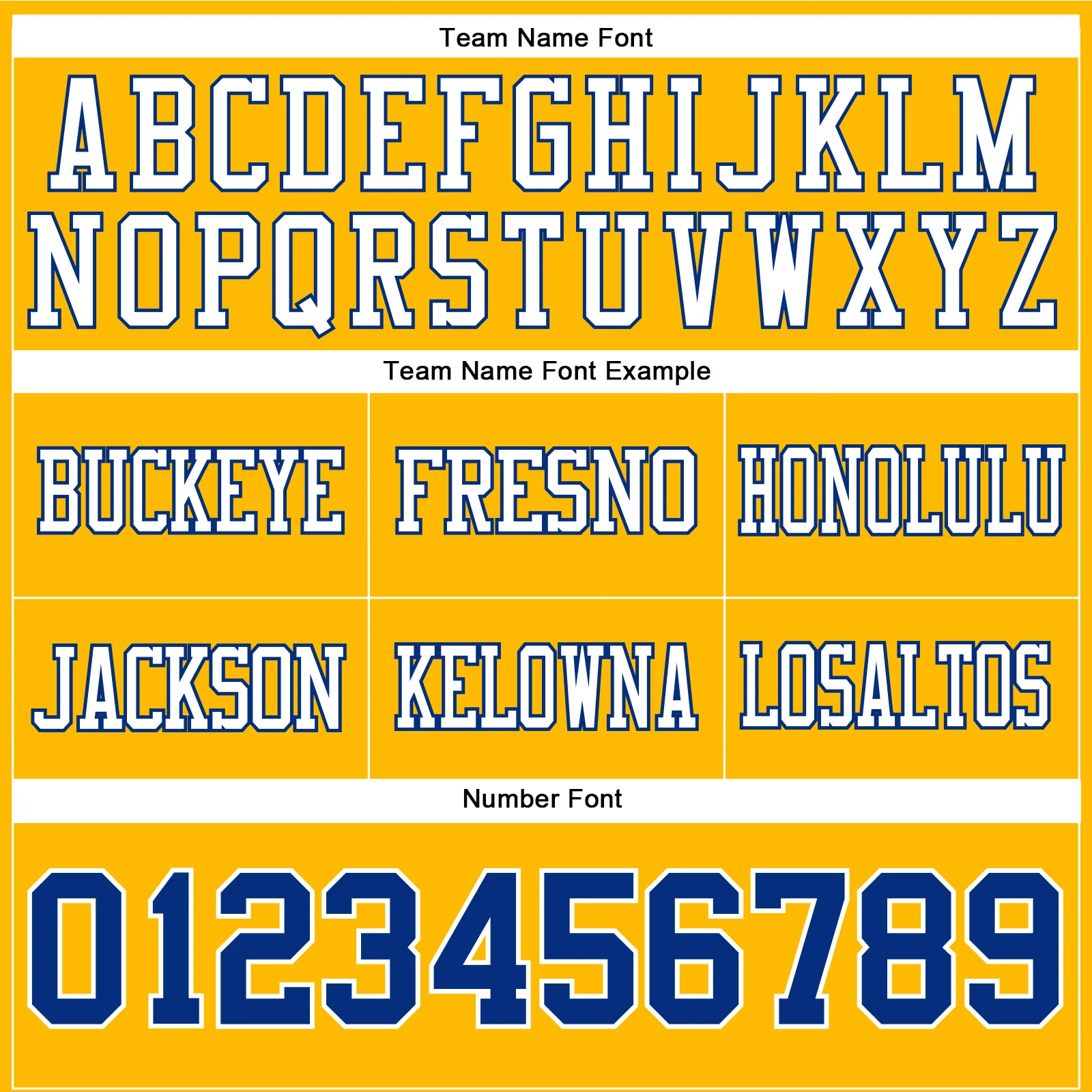 Custom Gold Royal-White Authentic Football Jersey - Image 4