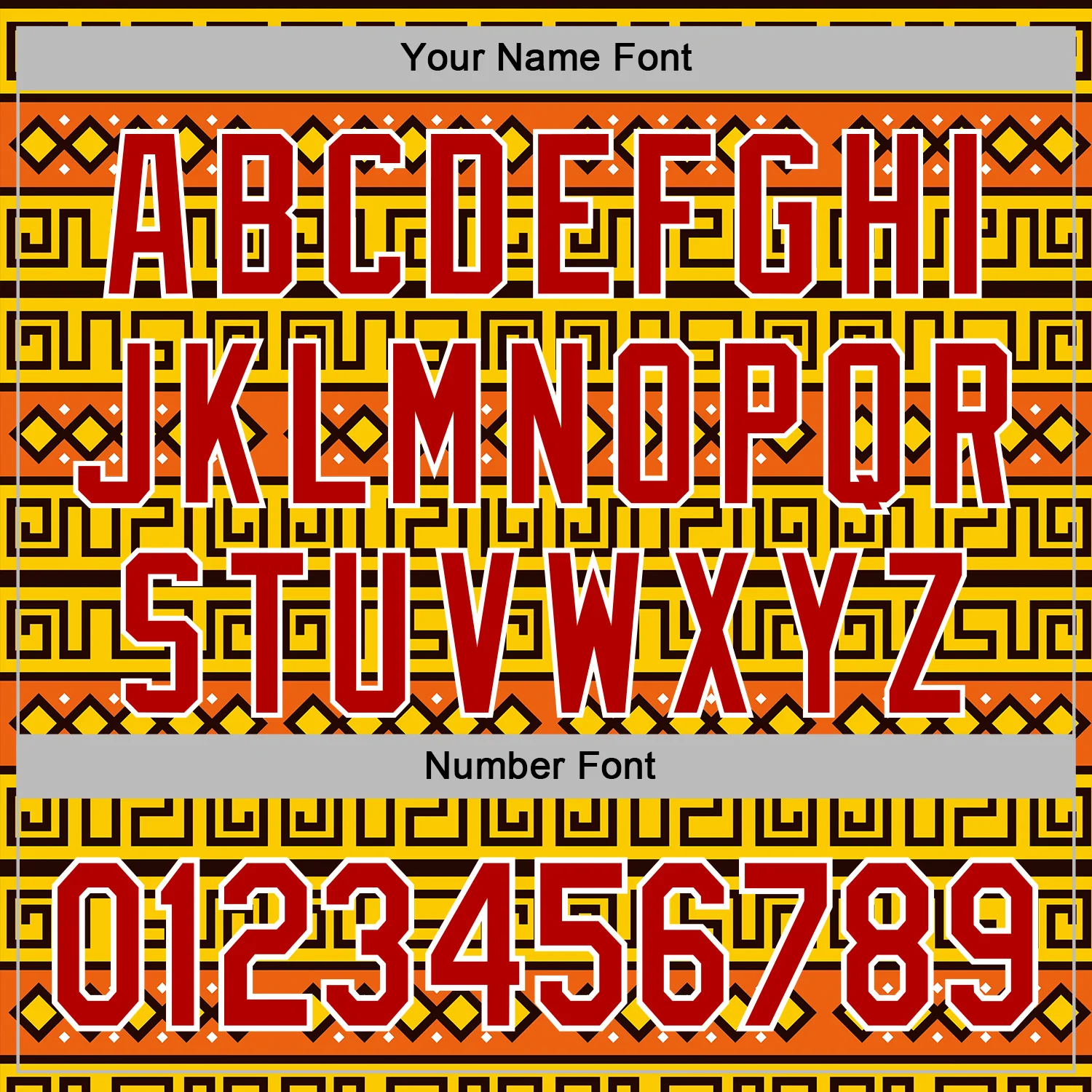 Custom Stitched Gold Red-White 3D Pattern Design Tribal Ethnic Native American Sports Pullover Sweatshirt Hoodie - Image 4