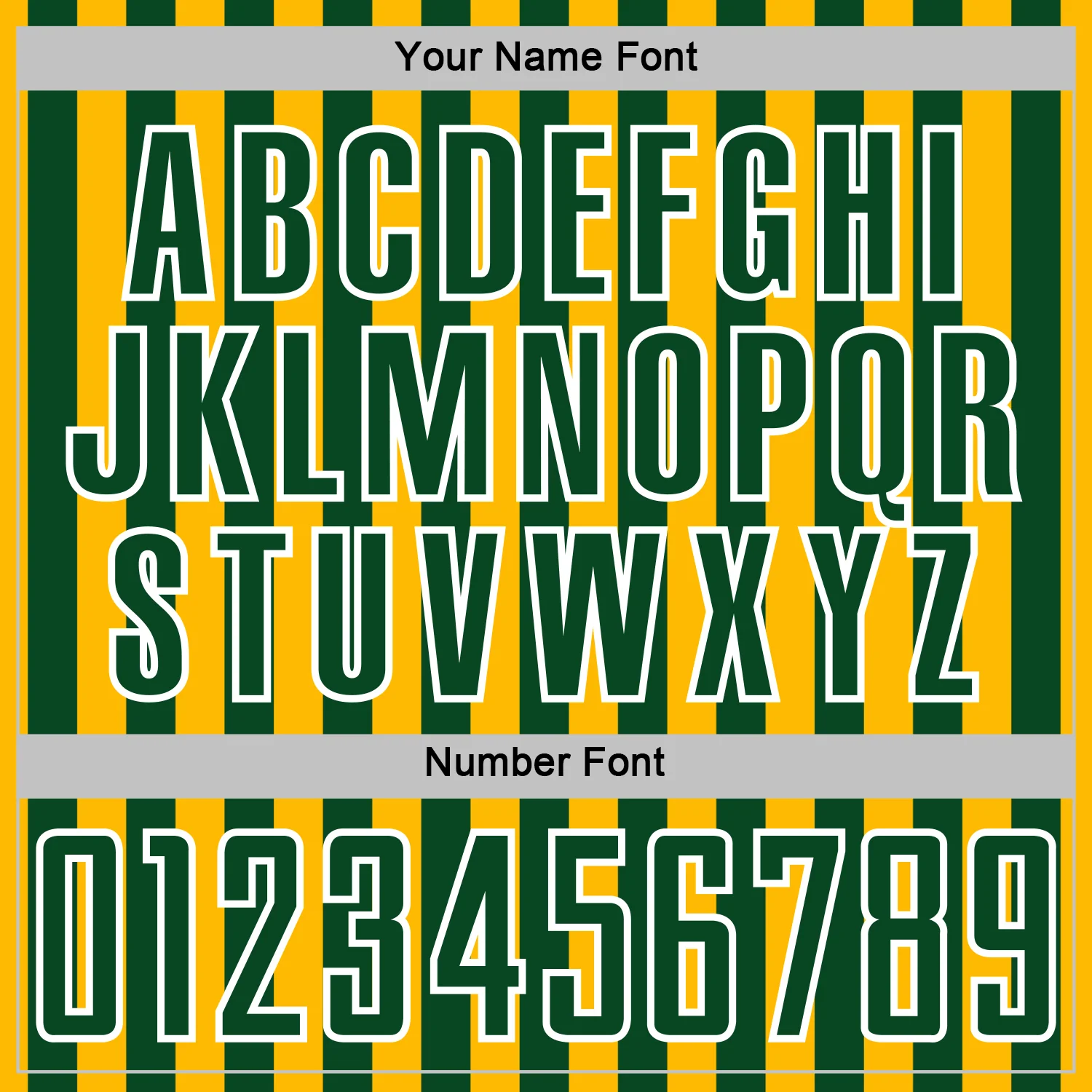 Custom Gold Green-White Stripe Sports Sublimation Soccer Uniform Jersey - Image 6