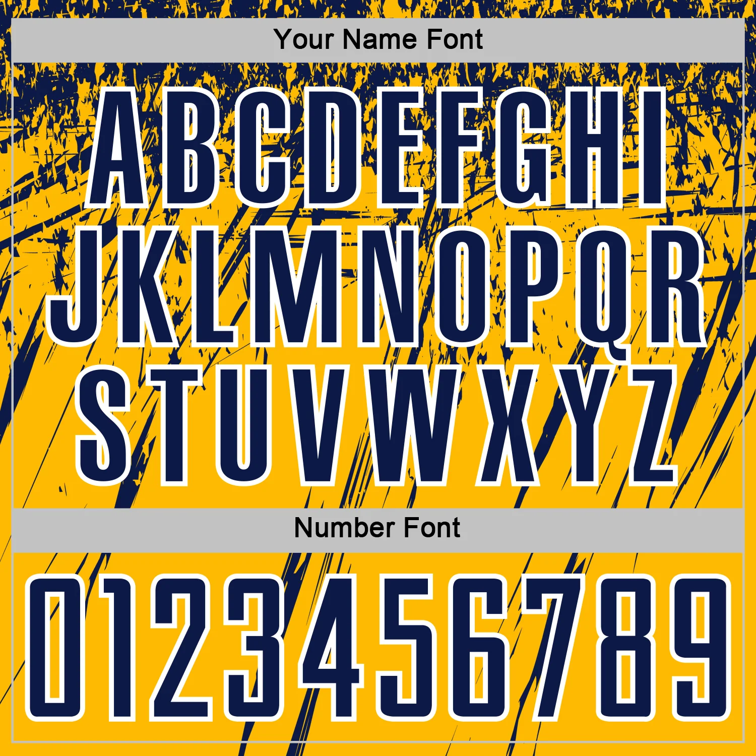 Custom Gold Navy-White Splash Sports Sublimation Soccer Uniform Jersey - Image 6