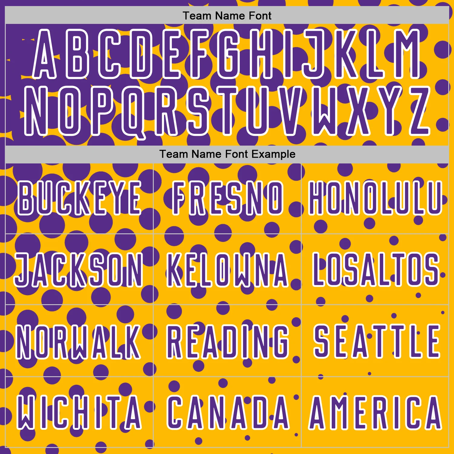 Custom Gold Purple-White Modern Polka Dot Sublimation Soccer Uniform Jersey - Image 5