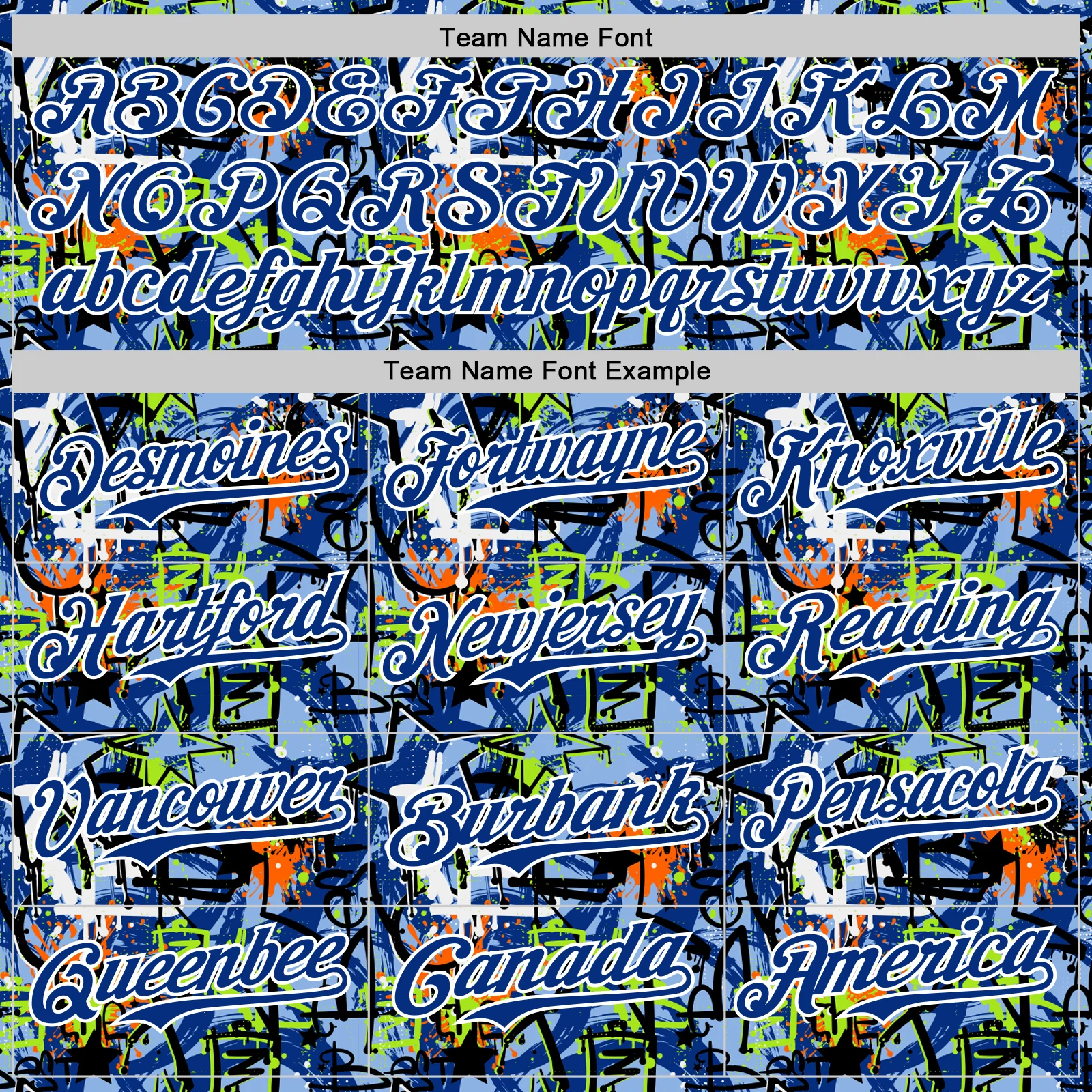 Custom Graffiti Pattern Royal-White Splatter Authentic Baseball Jersey - Image 4